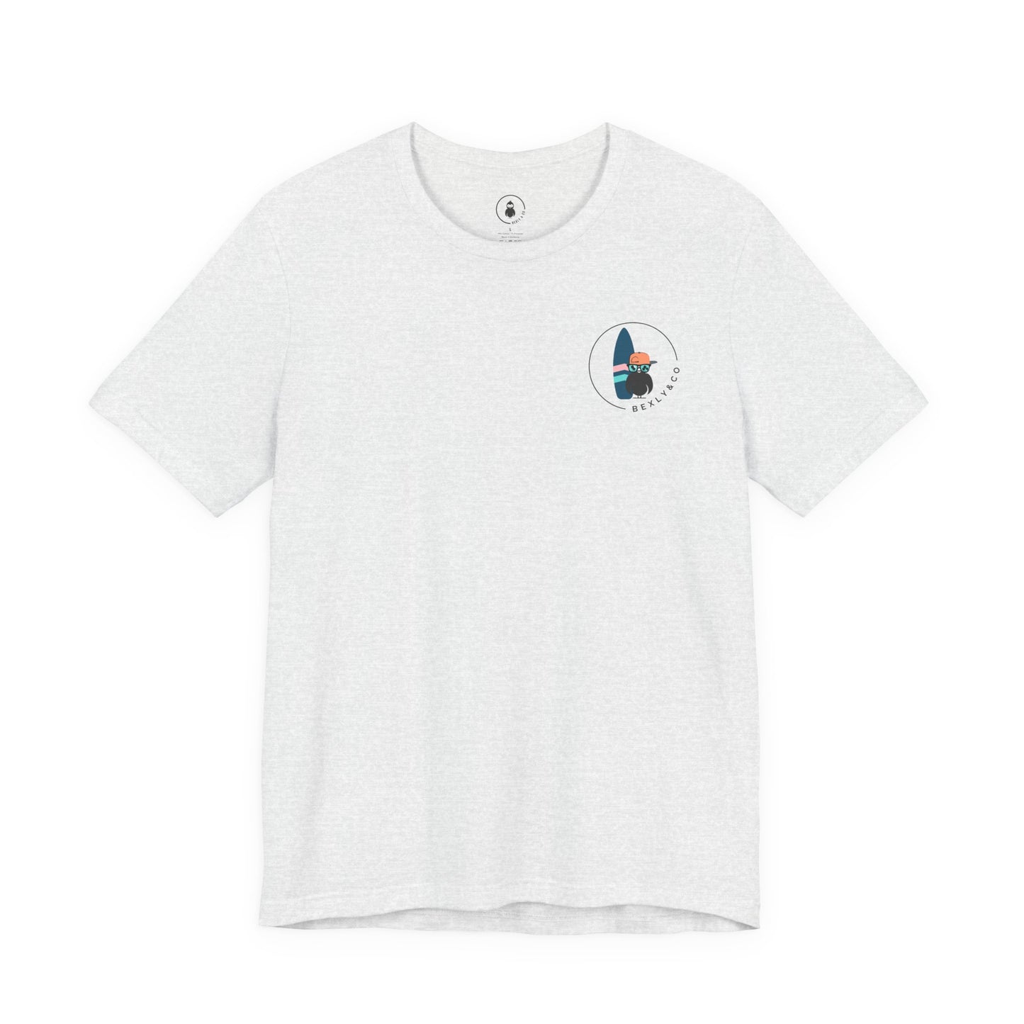 Unisex Stylish Tee- Surfer Blue Board