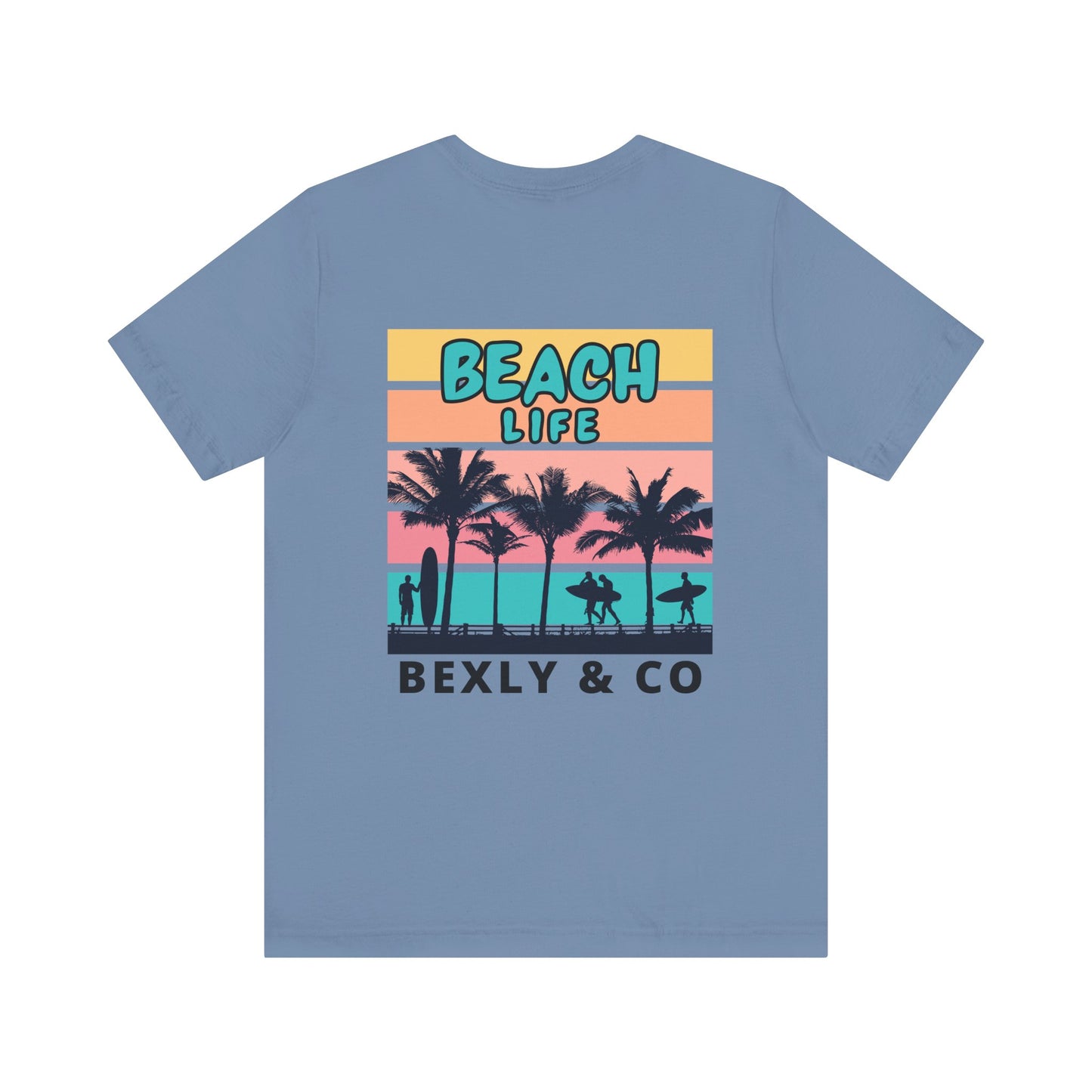 Beach Life Unisex Tee, Summer Vibes Shirt, Casual Beachwear, Gift for Beach Lovers, Vacation T-Shirt, Relaxed Fit Apparel