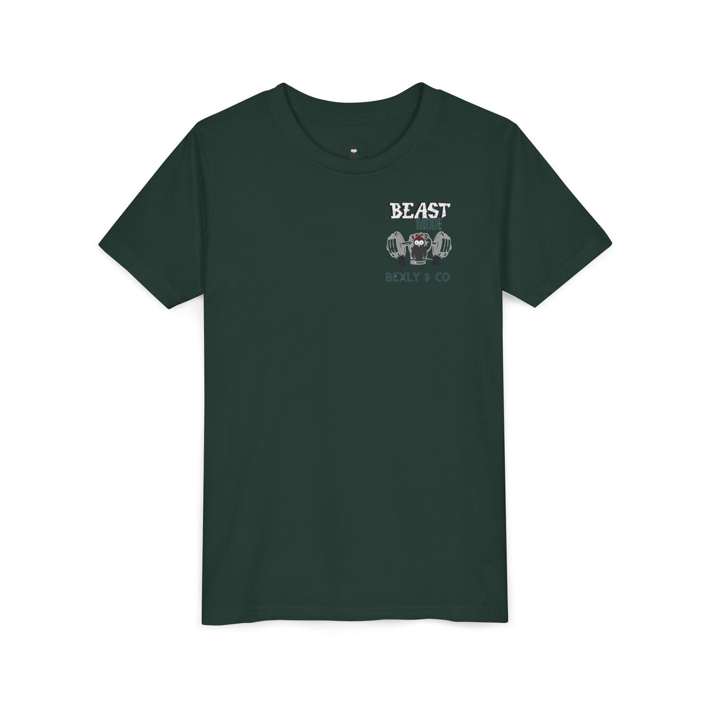 Beast Mode Youth Short Sleeve Tee | Fun & Active Kids Shirt for Fitness Lovers