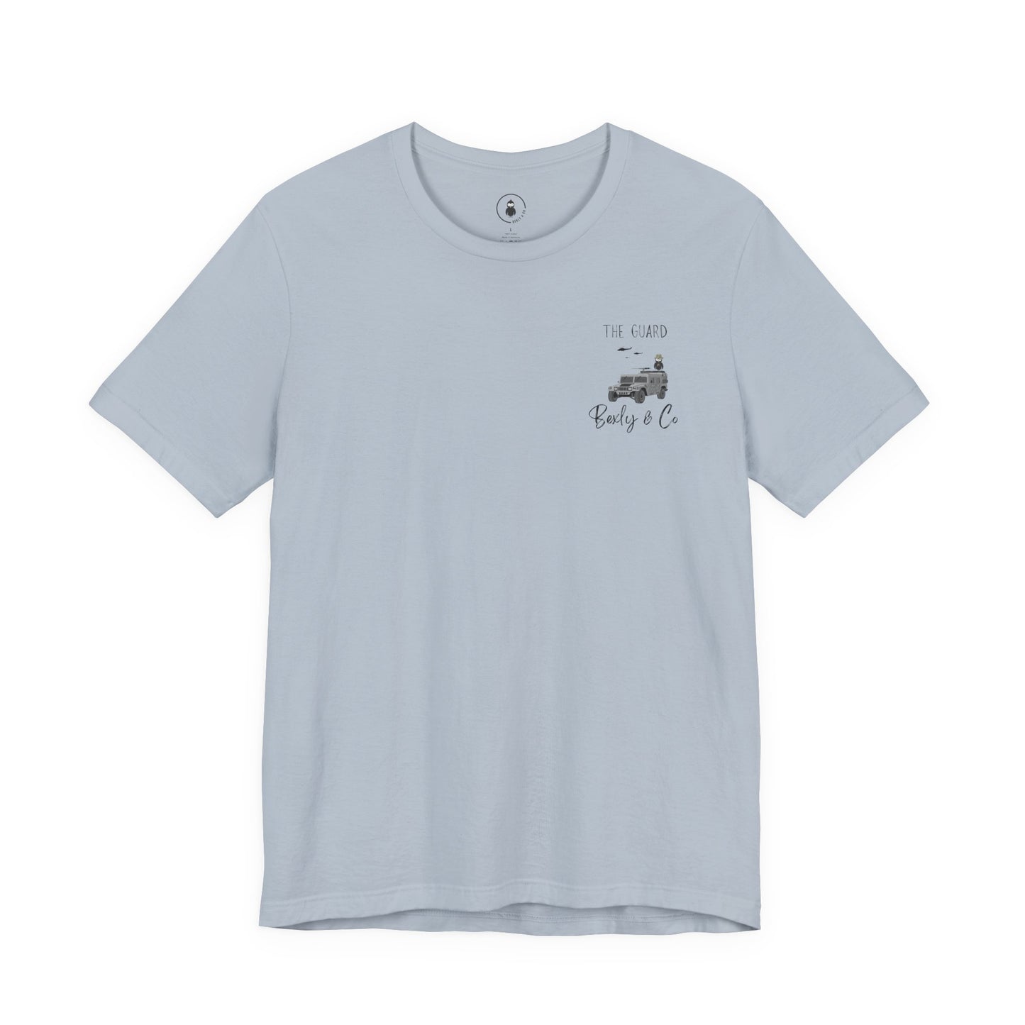 Unisex Short Sleeve Tee - The Guard Design for Adventure Lovers
