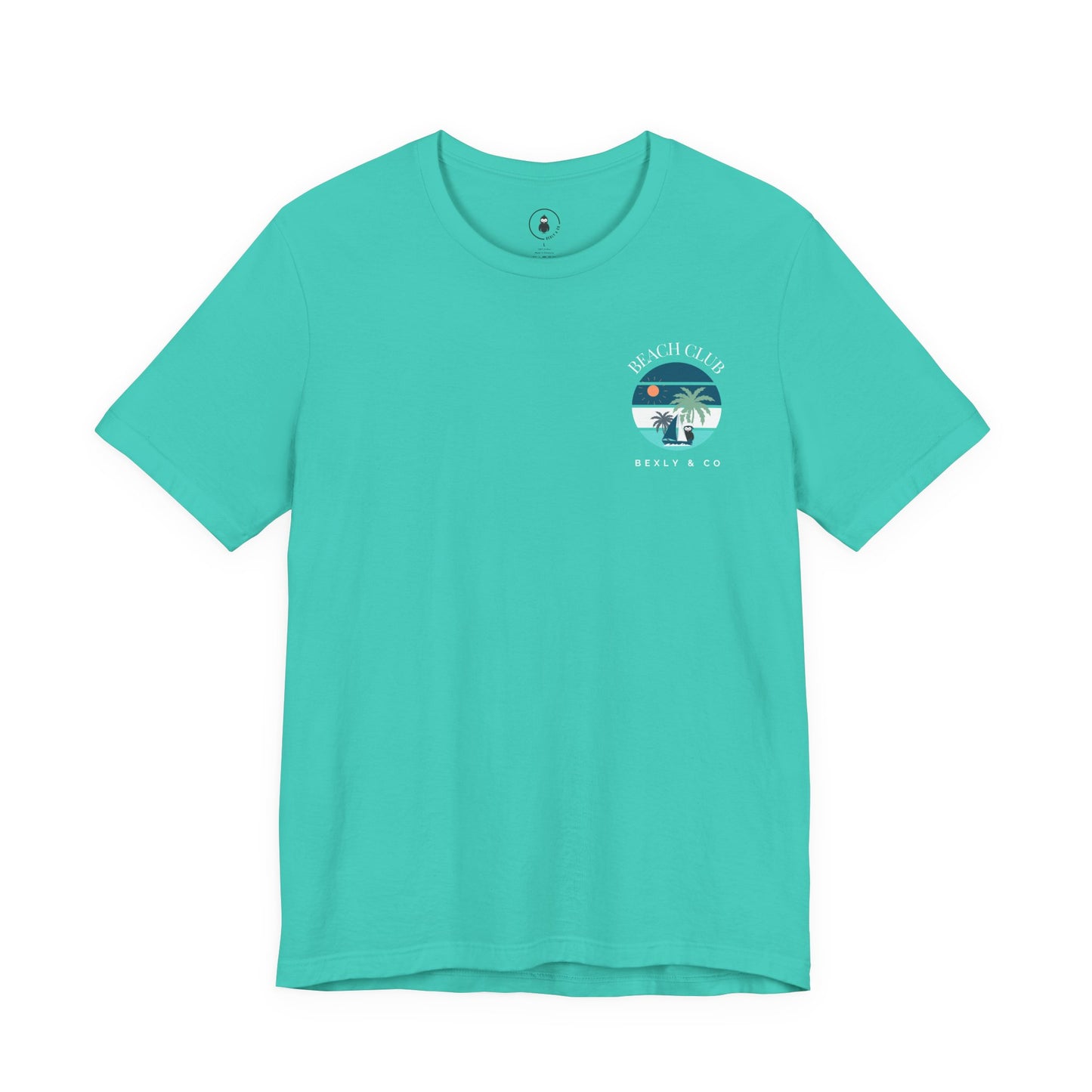 Beach Club Graphic Tee | Summer Vibe T-Shirt, Unisex Casual Wear, Perfect for Beach Days, Gift for Vacation Lovers, Palm Tree Design