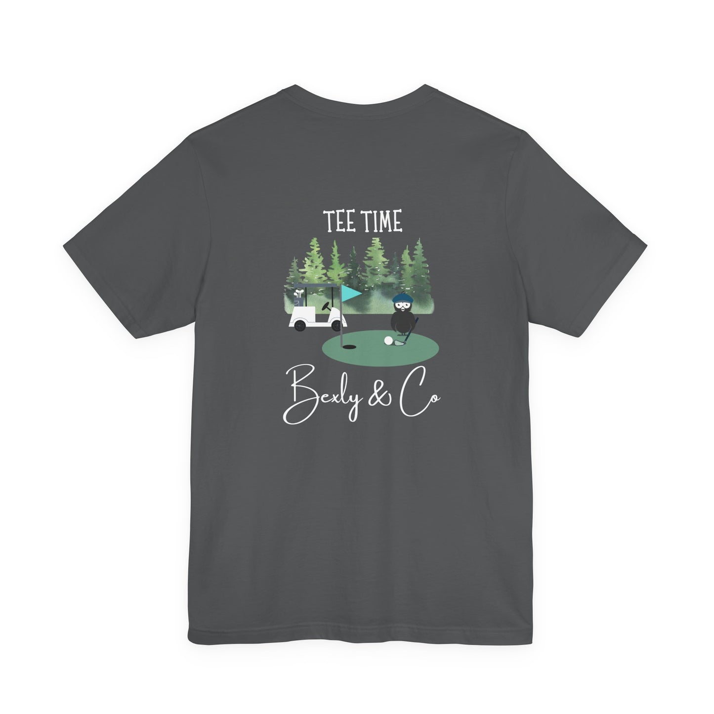 Tee Time Unisex Golf T-Shirt - Perfect for Golf Lovers & Outdoor Enthusiasts