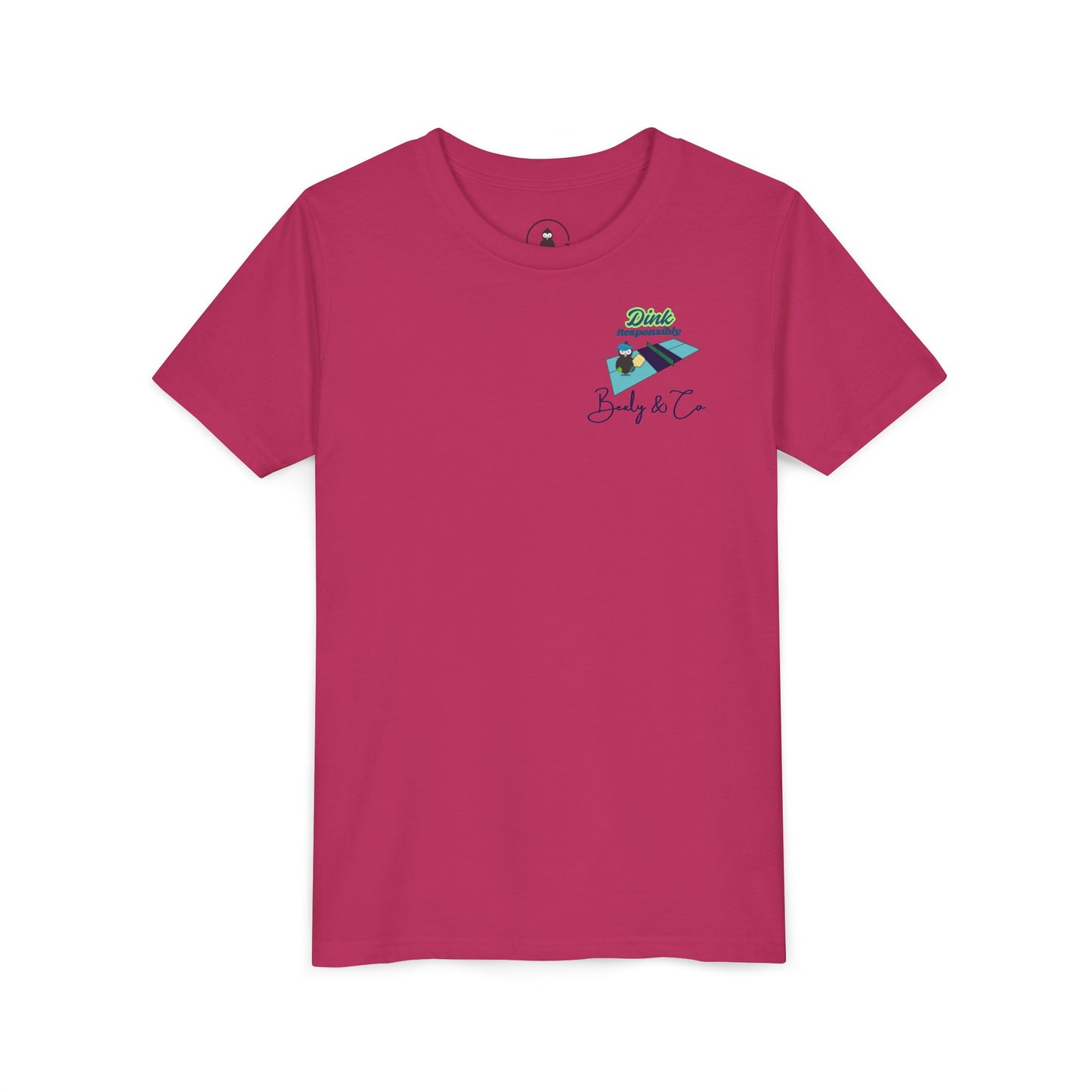 Funny Youth Short Sleeve Tee - 'Dink Responsibly' Design