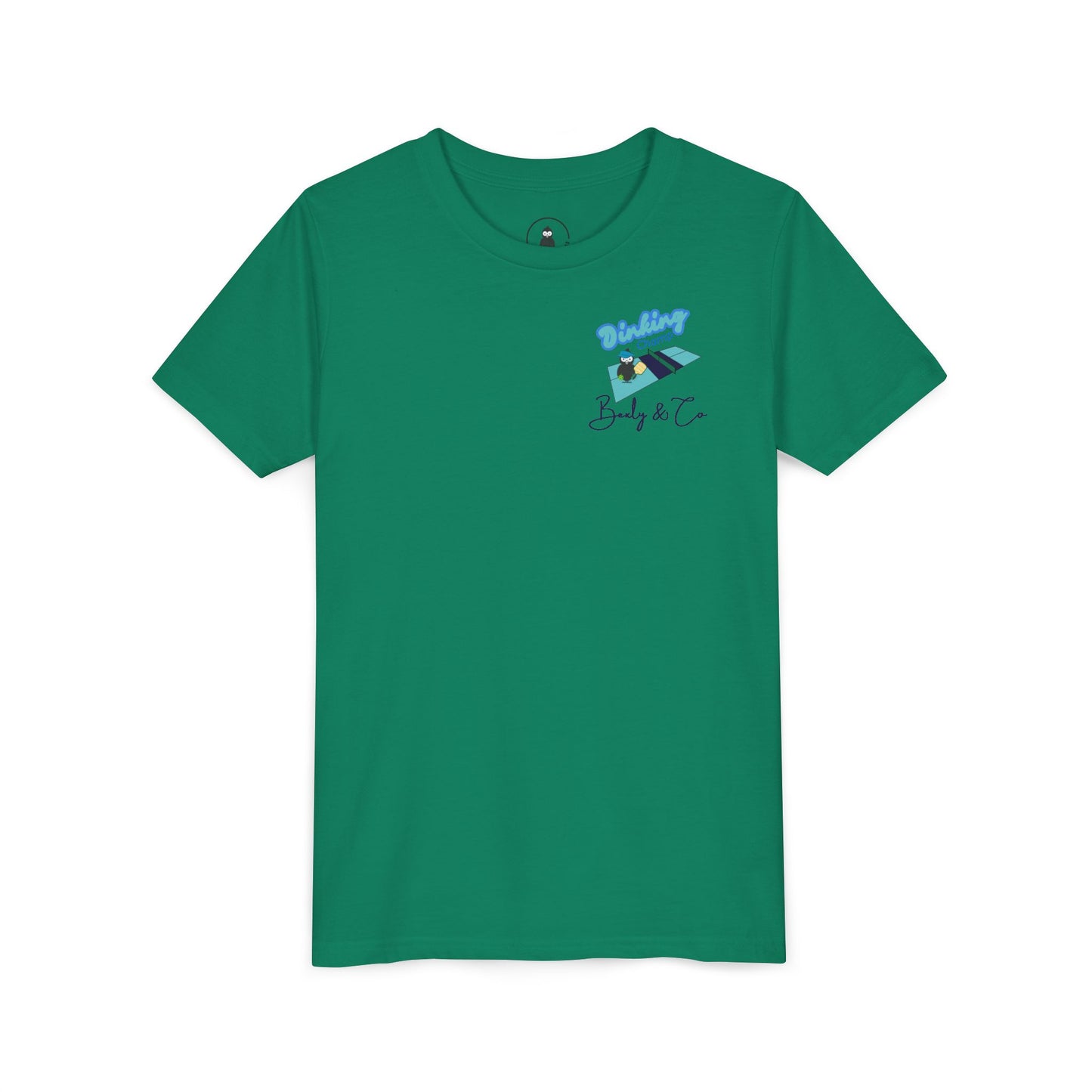 Youth Short Sleeve Tee - Dinking Champ Design for Young Athletes