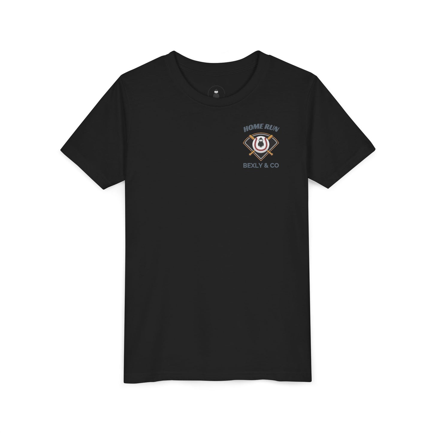 Home Run Youth Short Sleeve Tee - Baseball Tee for Kids
