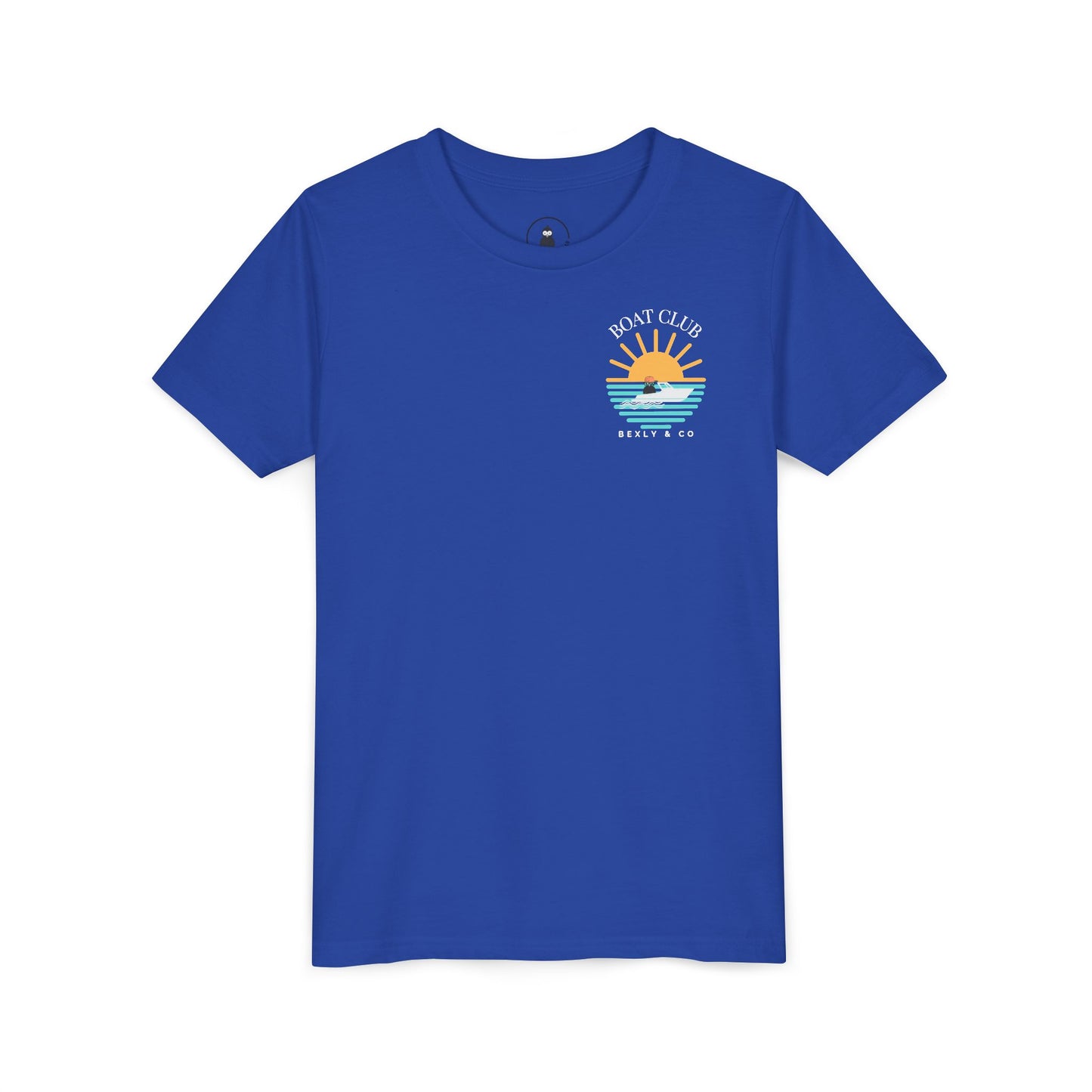 Youth Boat Club Short Sleeve Tee - Sunset Vibes T-Shirt for Young Adventurers