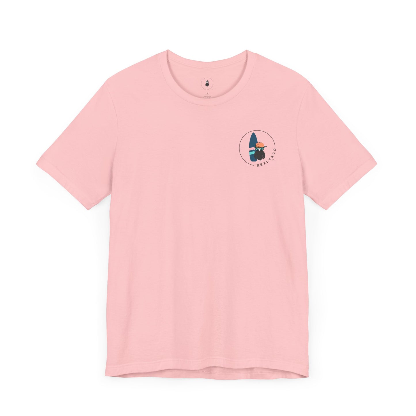 Unisex Stylish Tee- Surfer Blue Board
