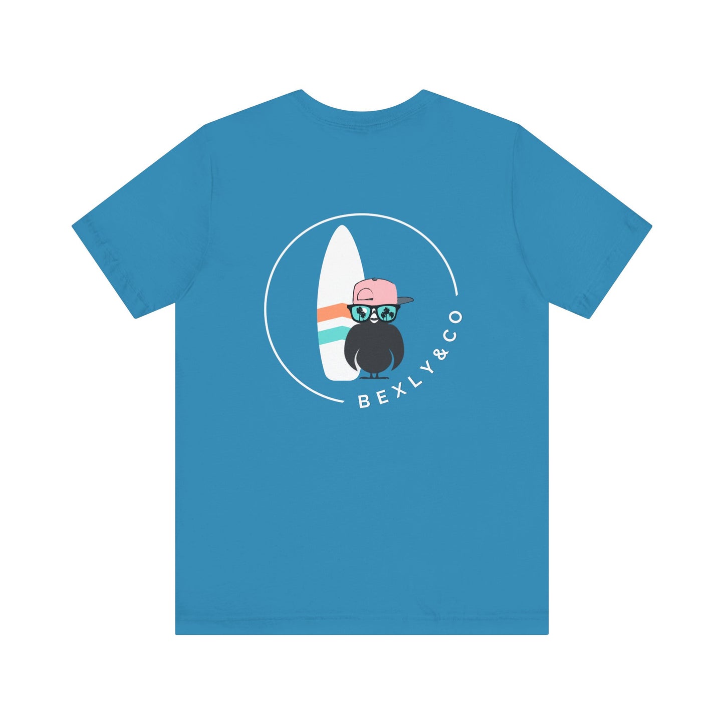 Unisex Stylish Tee- Surfer White Board