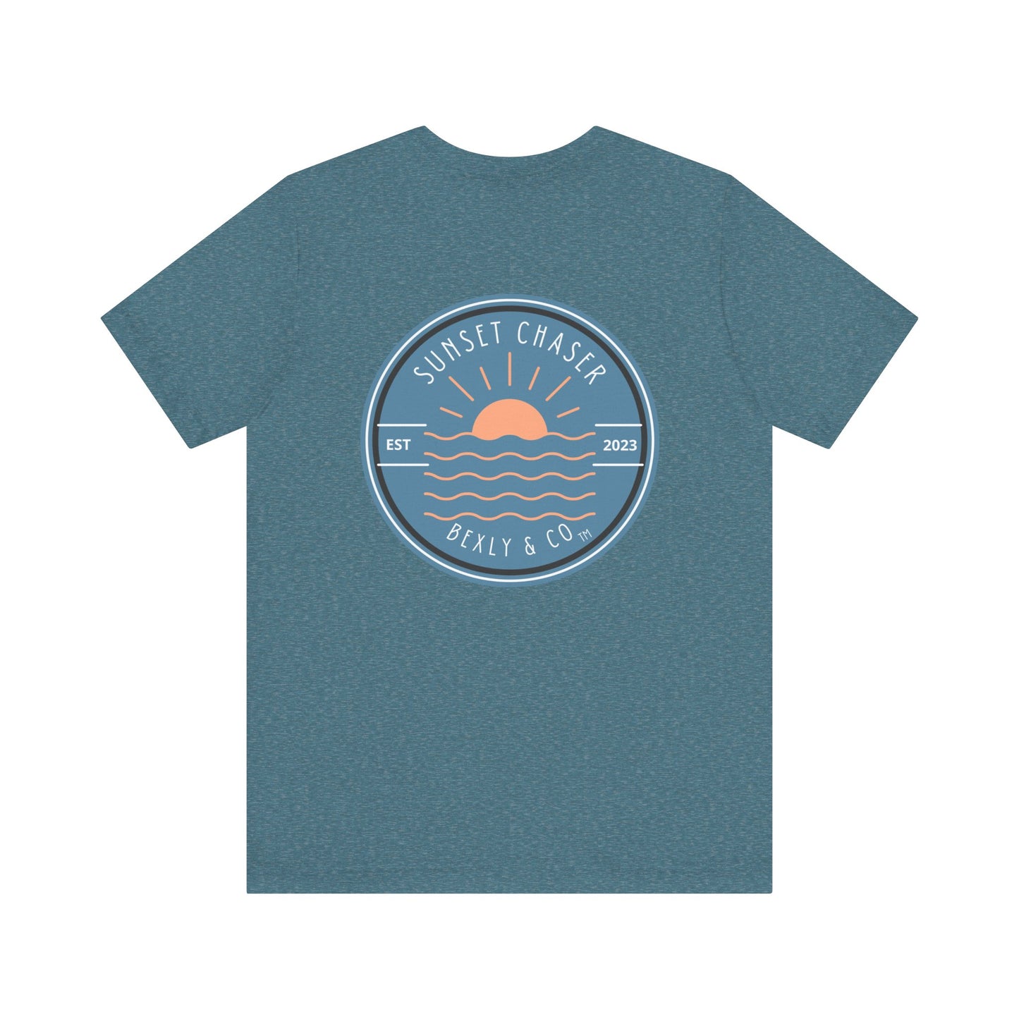 Coastal Sunset Tee, Beachwear, Summer Shirt, Vacation Top, Casual Outfit, Gift for Him/Her