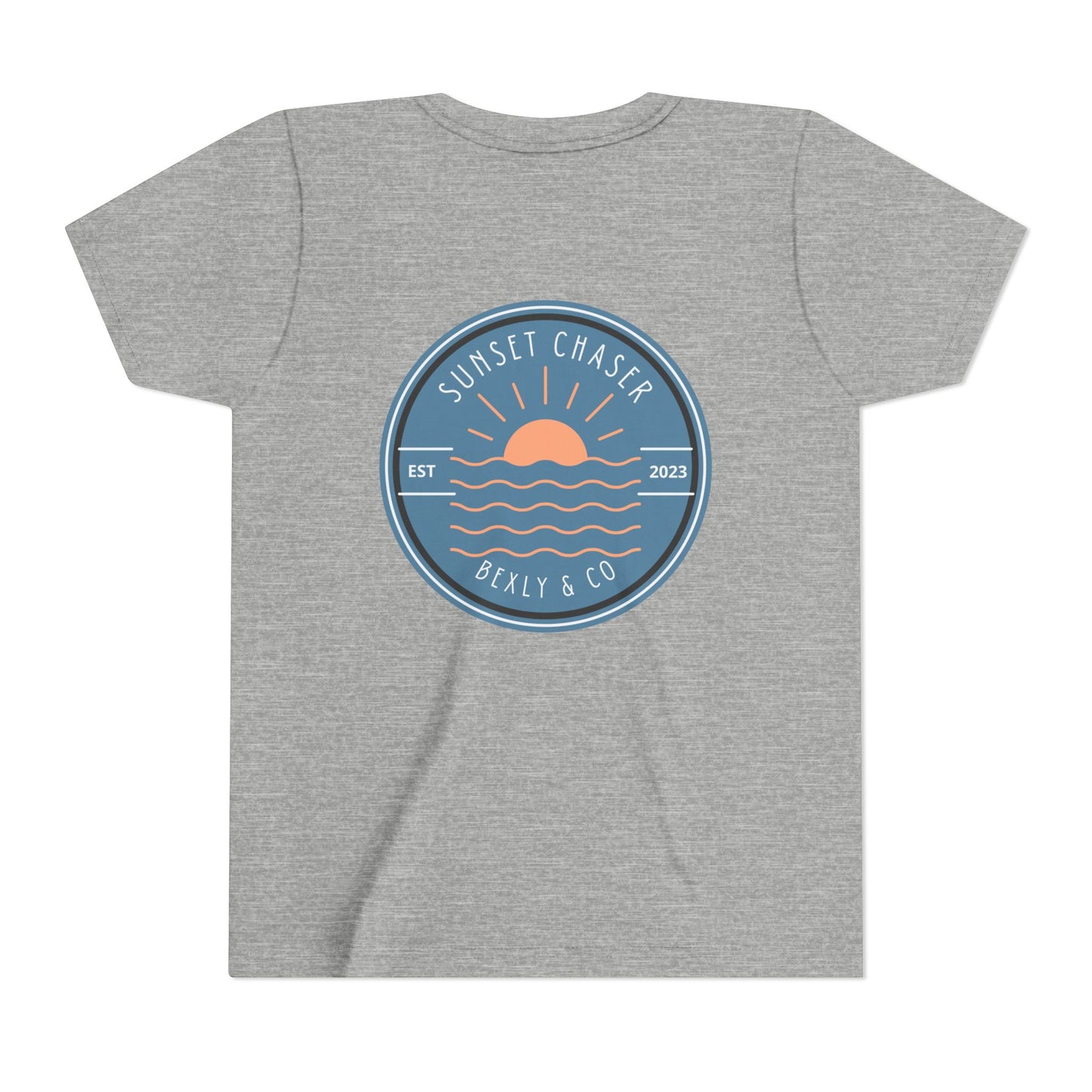 Sunset Chaser Youth Tee, Fun Summer Shirt for Kids, Perfect Gift for Birthdays, Beach Days, Outdoor Adventures