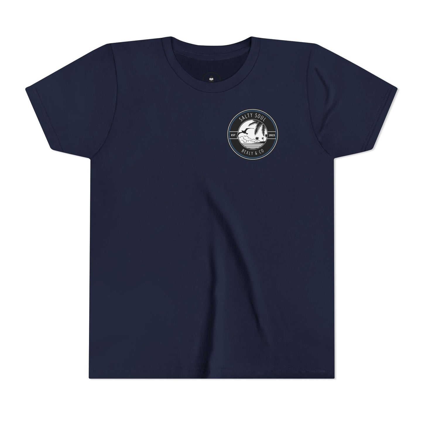 Salty Soul Youth Tee, Beach Vibes Shirt, Summer Fun Top, Kid's Vacation T-Shirt, Family Beach Day Outfit, Outdoor Adventure Wear