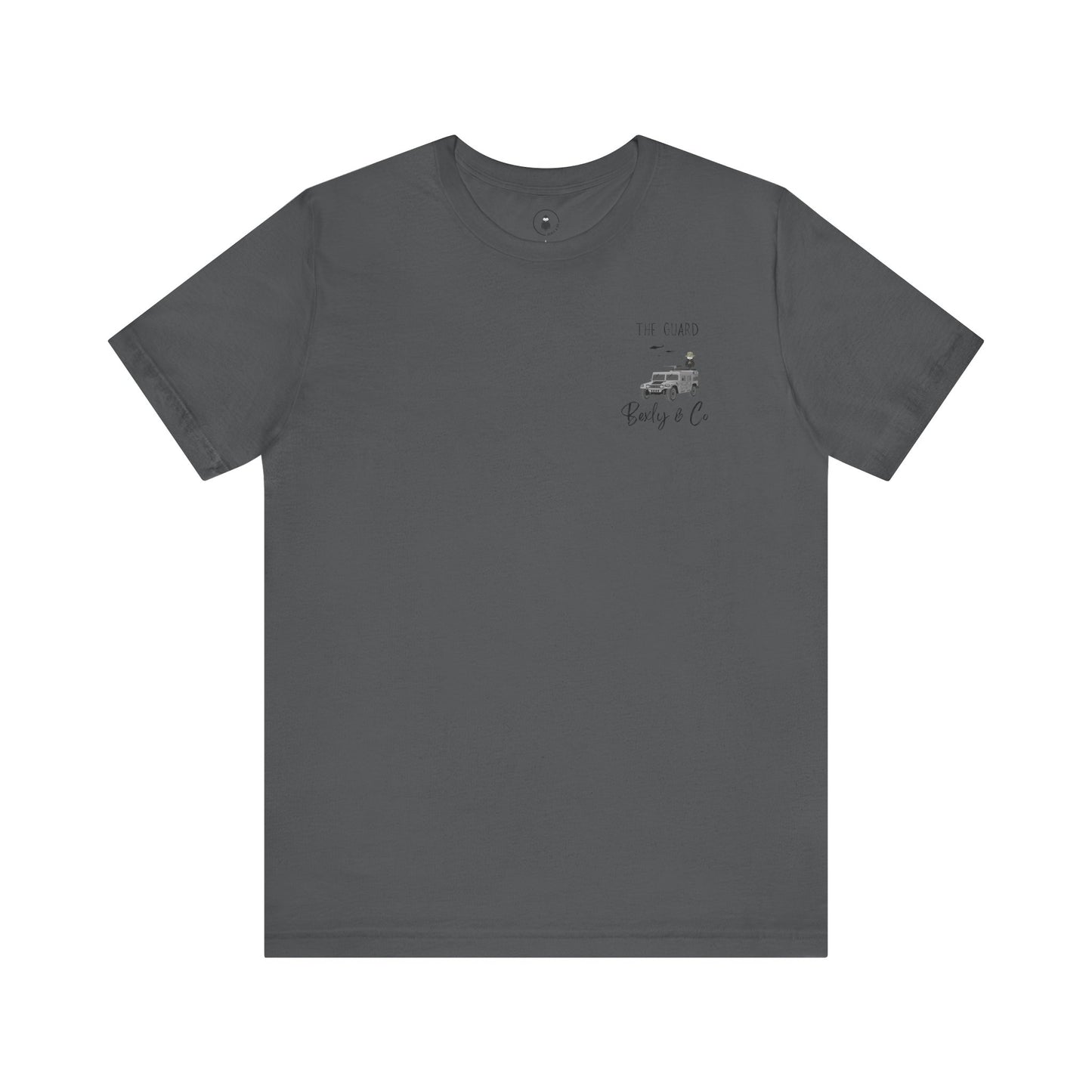 Unisex Short Sleeve Tee - The Guard Design for Adventure Lovers