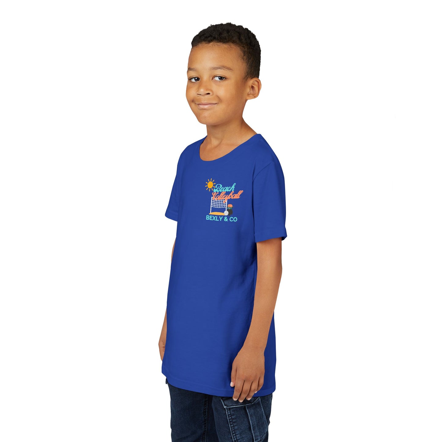 Beach Volleyball Youth Tee - Fun Summer Style