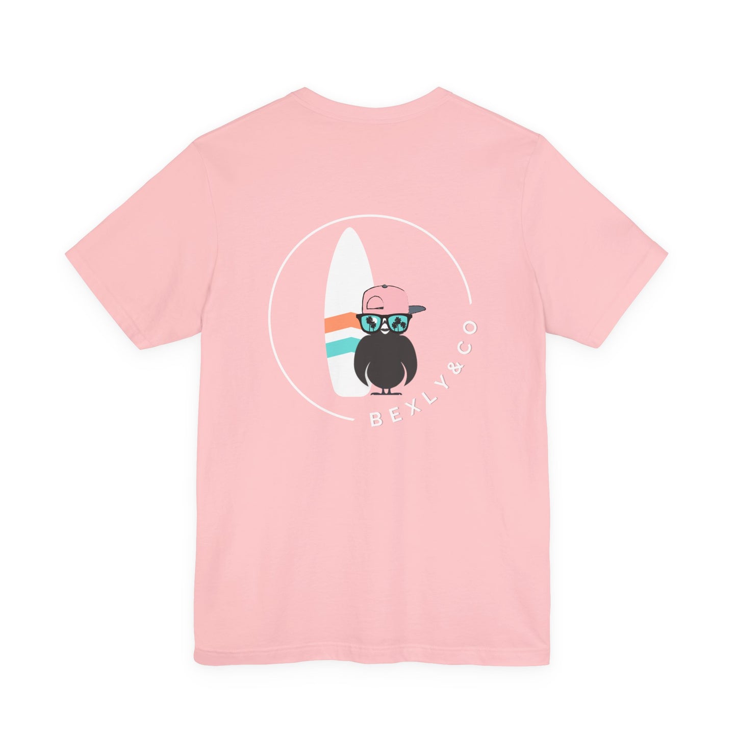Unisex Stylish Tee- Surfer White Board