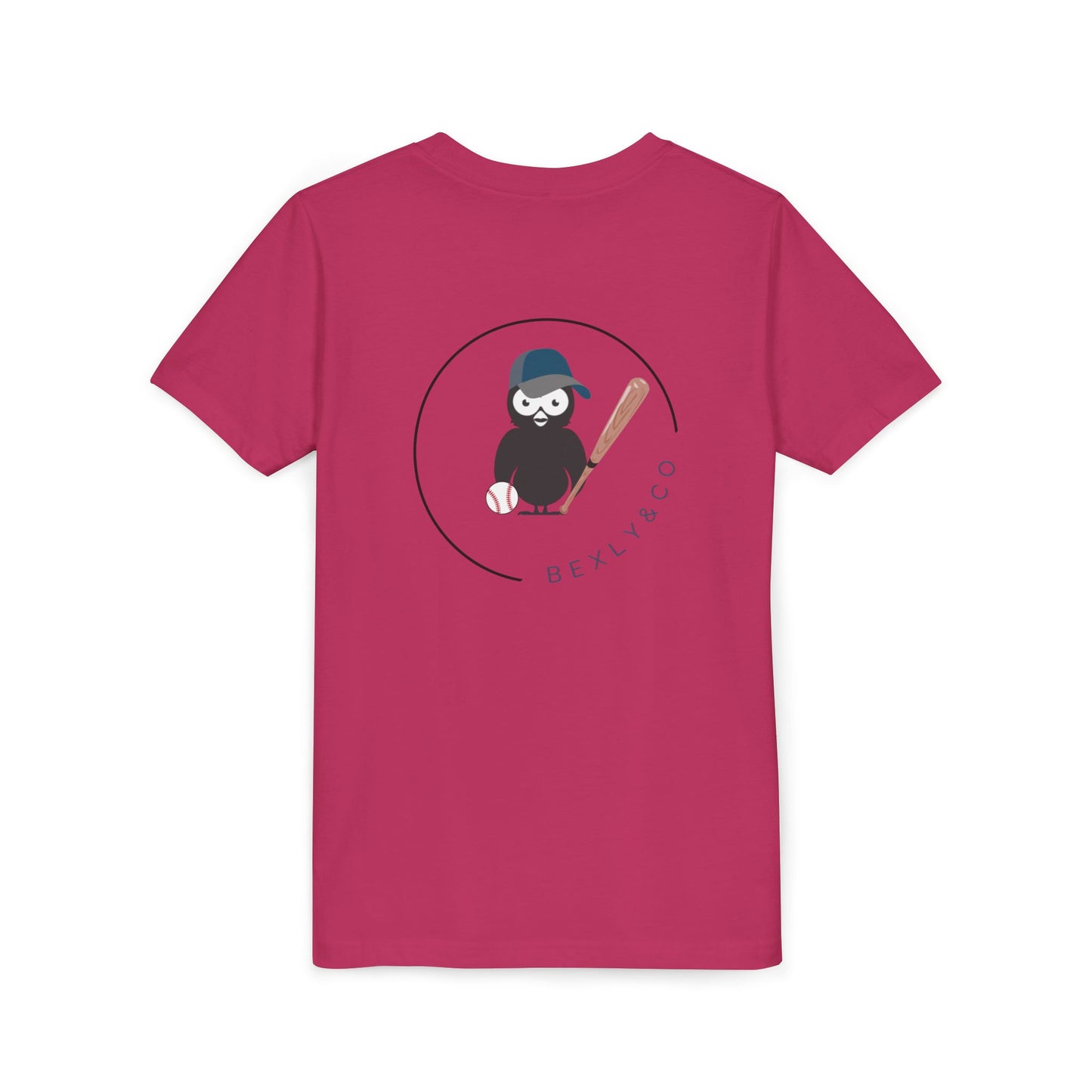 Baseball Youth Tee - Cute Kids Short Sleeve Shirt for Sports Fans