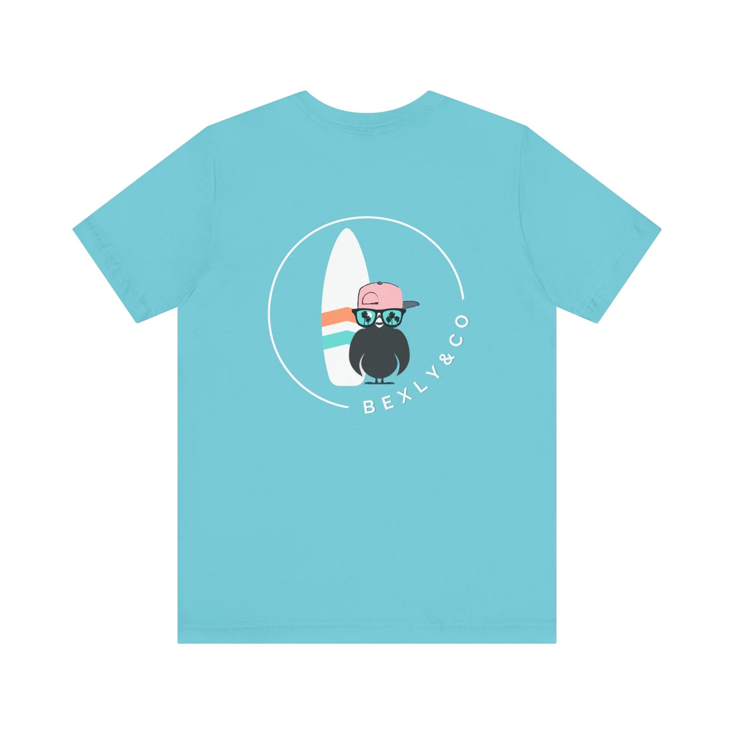 Unisex Stylish Tee- Surfer White Board