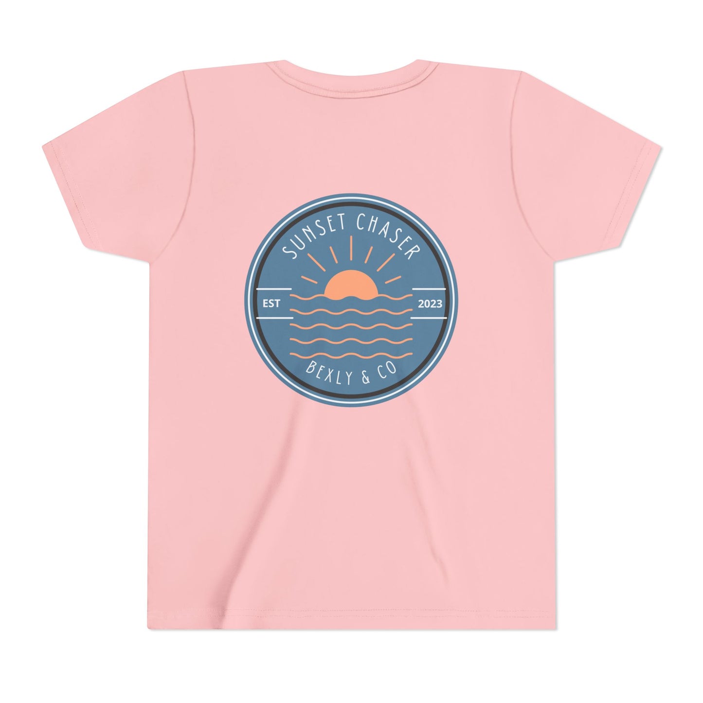 Sunset Chaser Youth Tee, Fun Summer Shirt for Kids, Perfect Gift for Birthdays, Beach Days, Outdoor Adventures