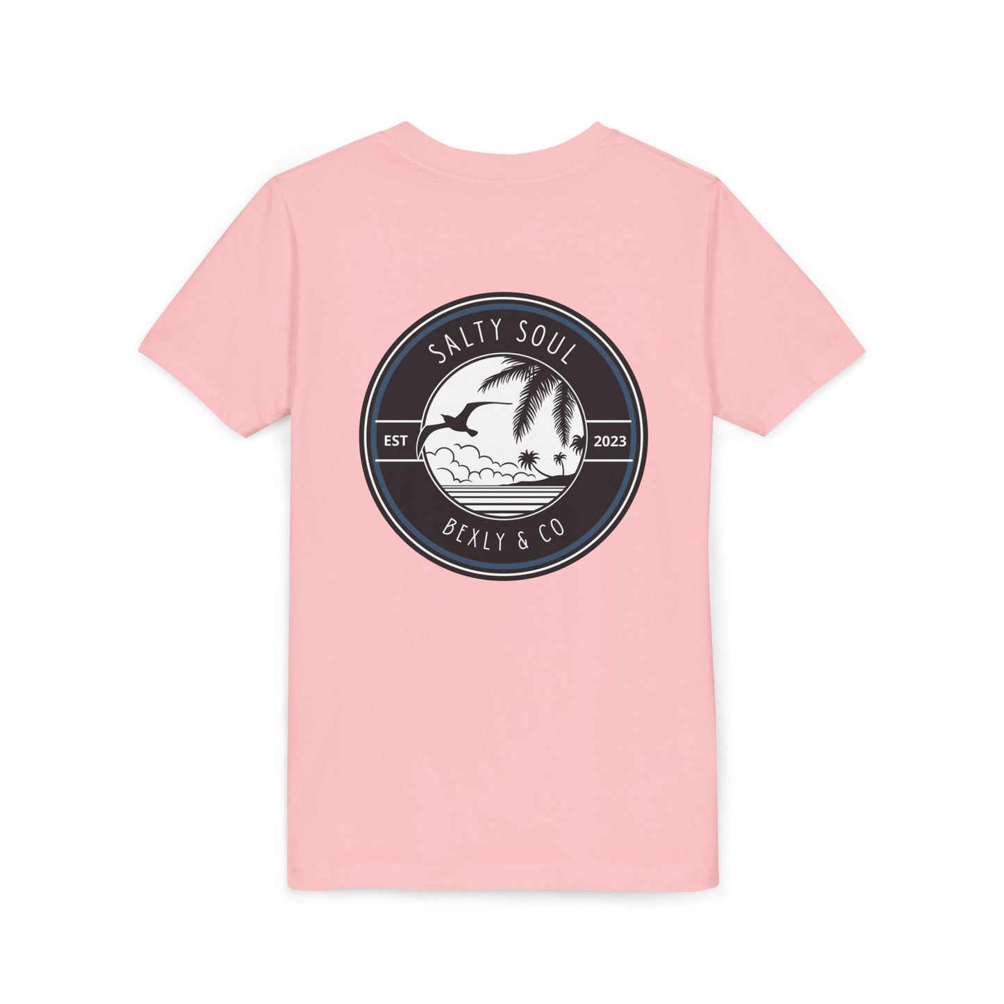 Salty Soul Youth Tee, Beach Vibes Shirt, Summer Fun Top, Kid's Vacation T-Shirt, Family Beach Day Outfit, Outdoor Adventure Wear