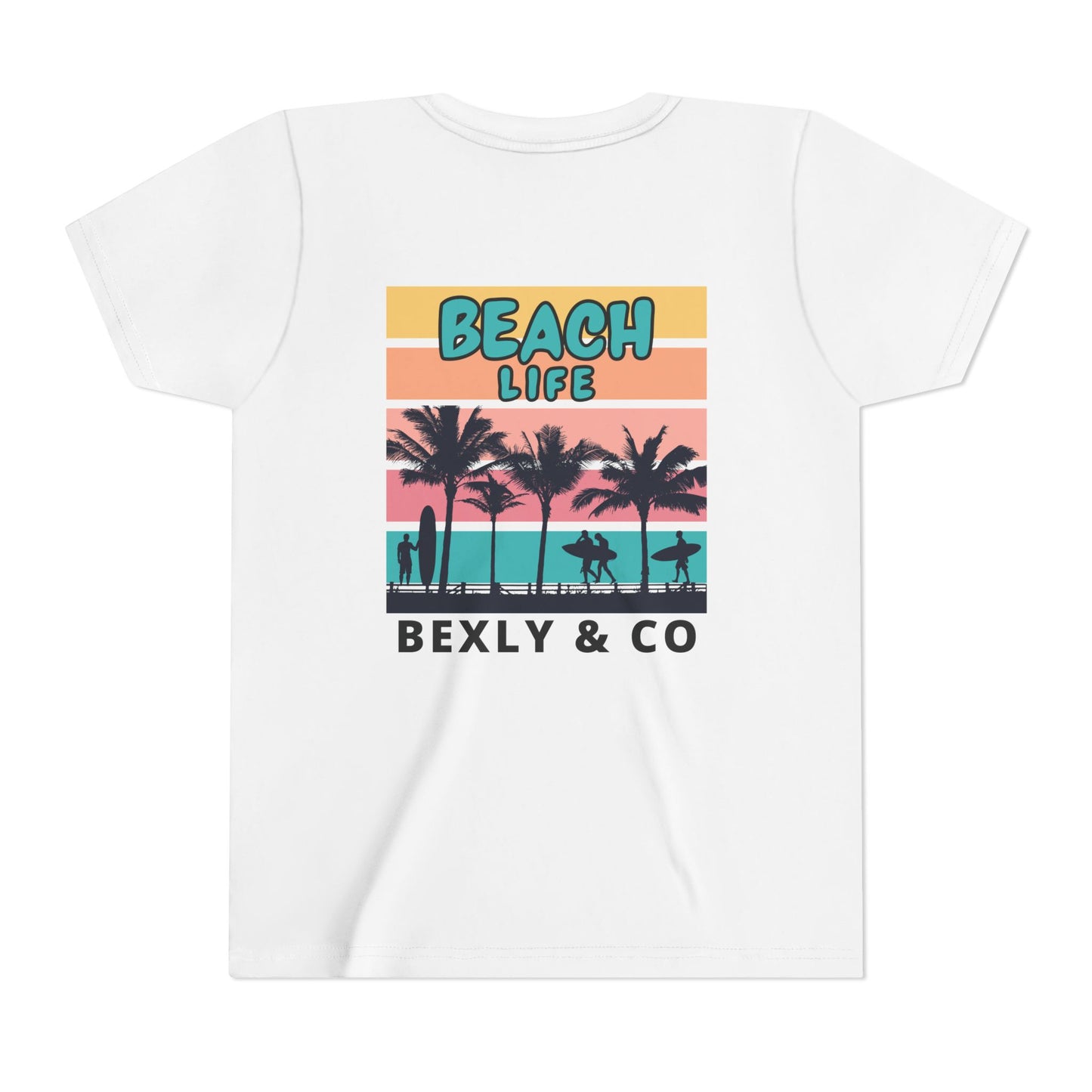 Beach Life Youth Tee, Kids Summer Shirt, Fun Vacation Apparel, Tropical Graphic Tee, Gifts for Young Adventurers