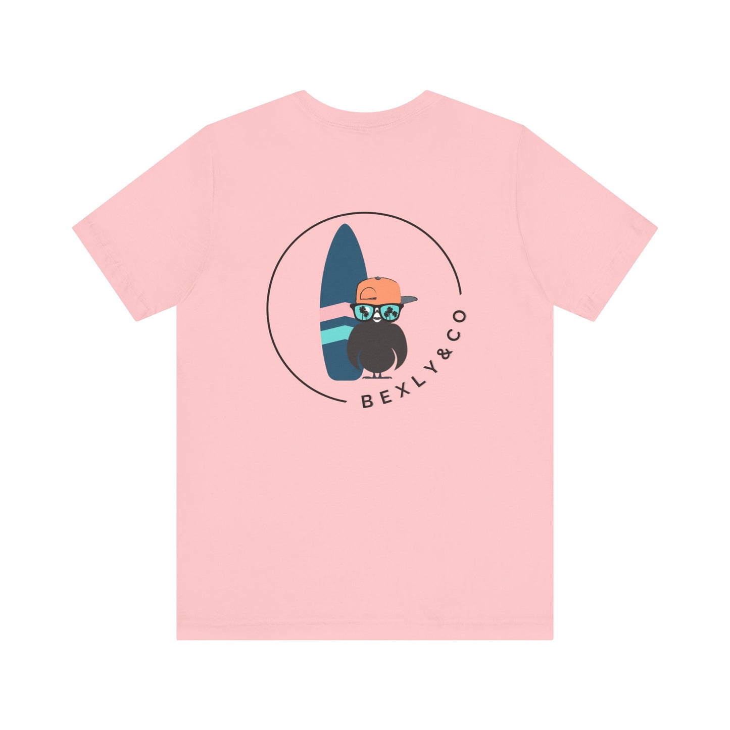 Unisex Stylish Tee- Surfer Blue Board