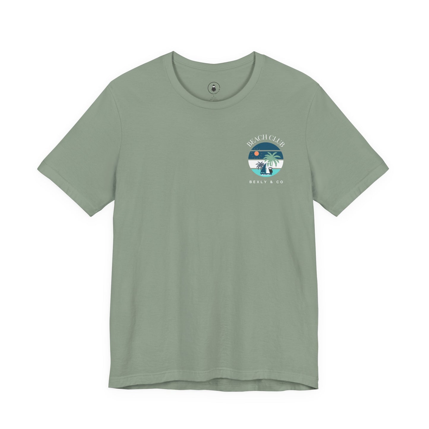 Beach Club Graphic Tee | Summer Vibe T-Shirt, Unisex Casual Wear, Perfect for Beach Days, Gift for Vacation Lovers, Palm Tree Design