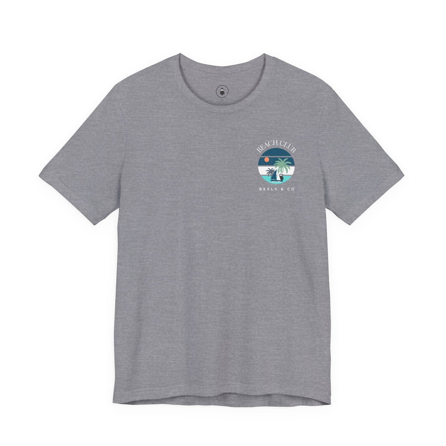 Beach Club Graphic Tee | Summer Vibe T-Shirt, Unisex Casual Wear, Perfect for Beach Days, Gift for Vacation Lovers, Palm Tree Design