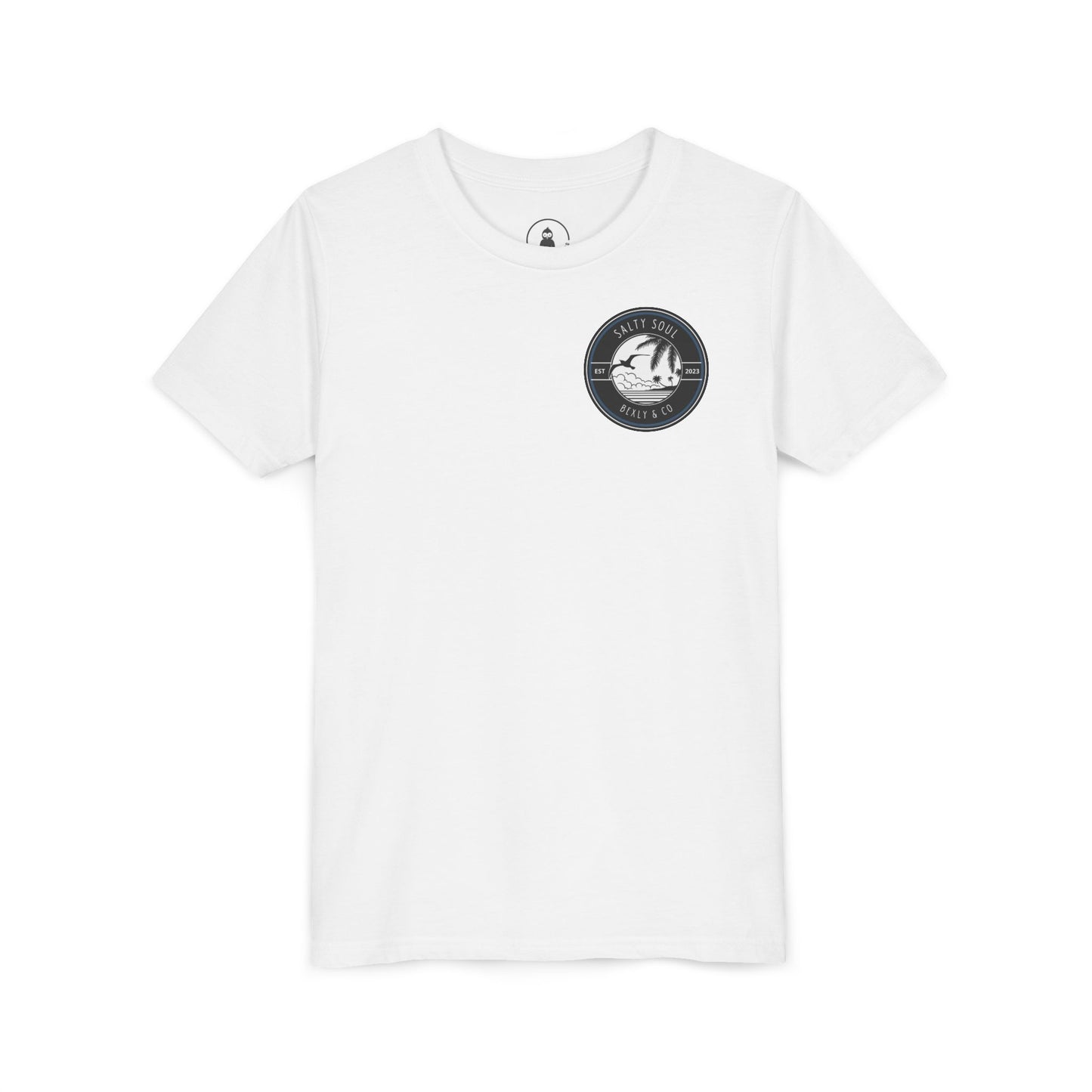 Salty Soul Youth Tee, Beach Vibes Shirt, Summer Fun Top, Kid's Vacation T-Shirt, Family Beach Day Outfit, Outdoor Adventure Wear