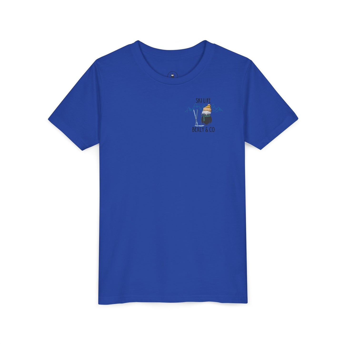 Youth Short Sleeve Tee - Ski Life Adventure Shirt for Young Skiers
