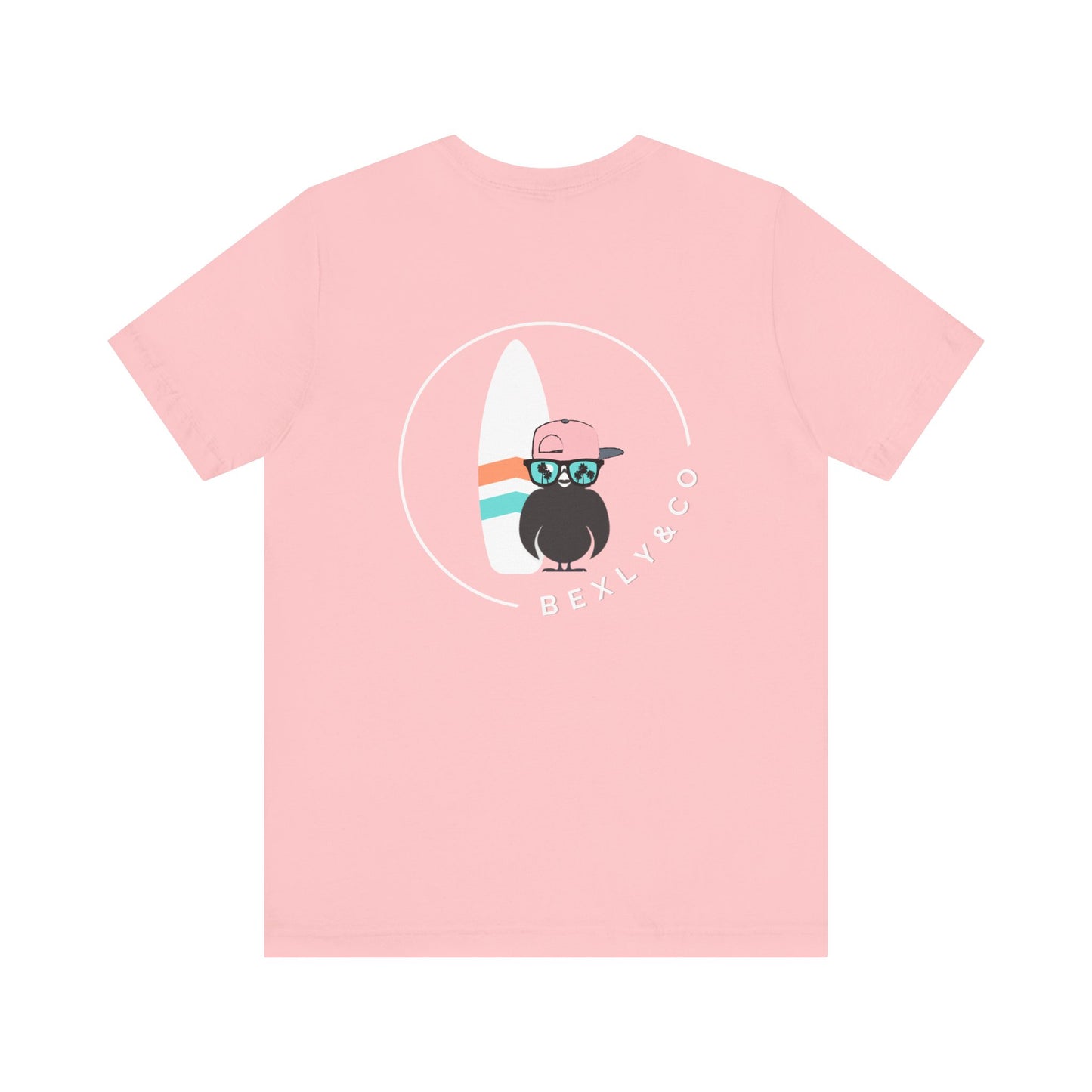 Unisex Stylish Tee- Surfer White Board
