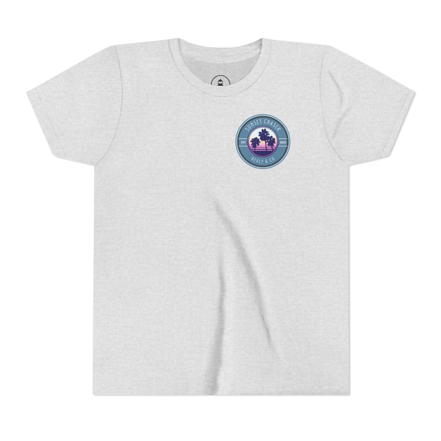Sunset Chaser Palm Tree Youth Tee | Tropical Vibes, Summer Shirt, Beach Wear, Vacation Outfit, Gift for Kids
