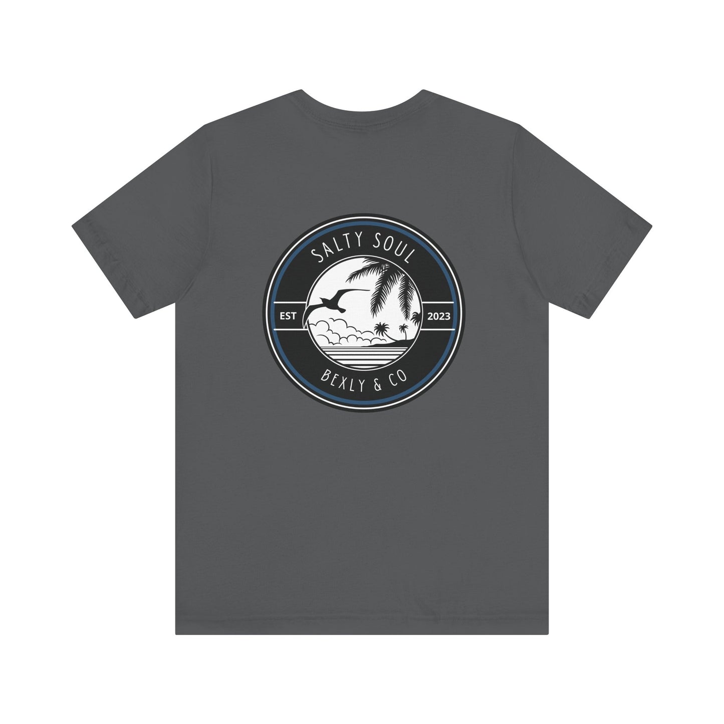 Salty Soul Unisex Tee - Beach Vibes, Summer Casual Wear, Great for Surfing, Gifts for Ocean Lovers, Relaxed Fit