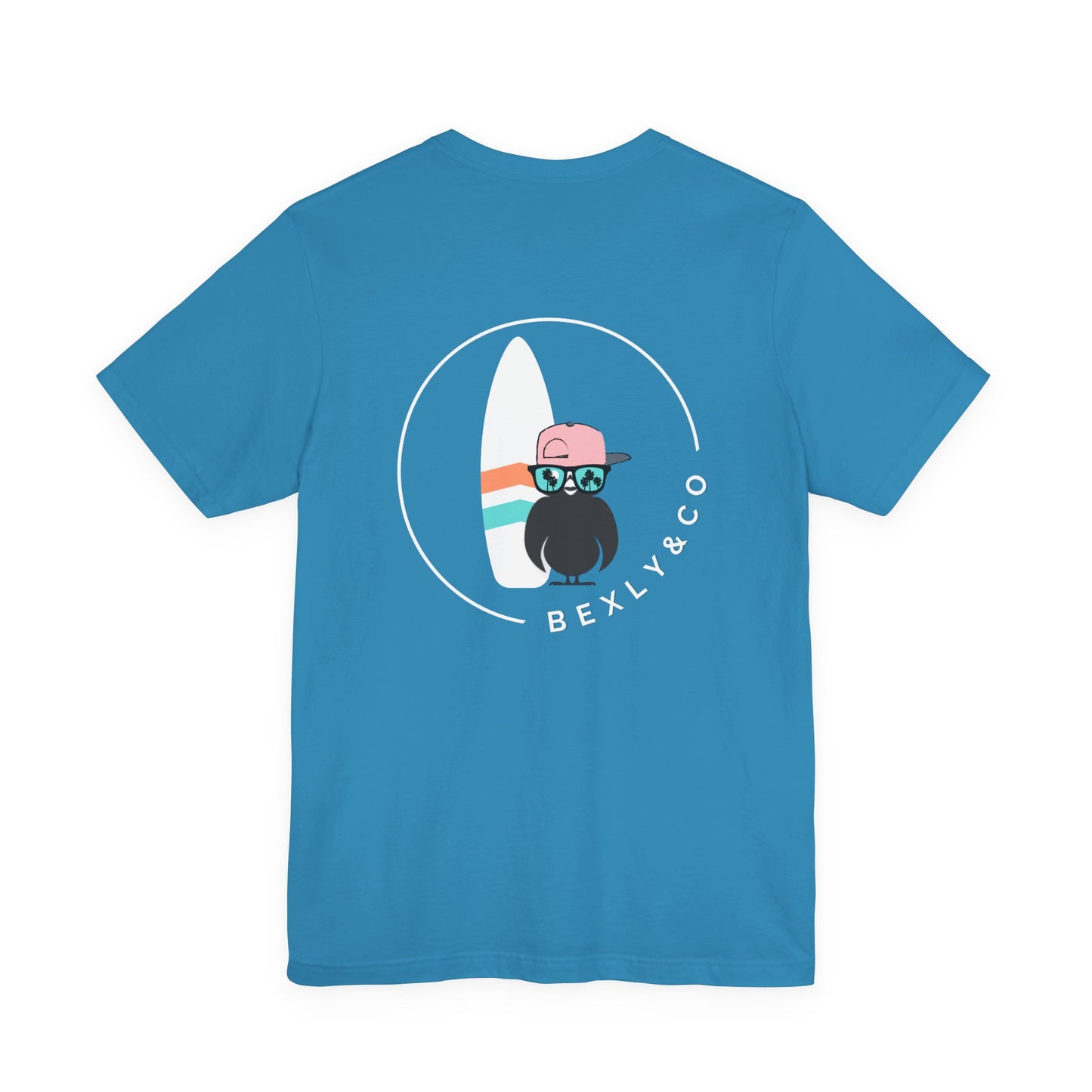 Unisex Stylish Tee- Surfer White Board