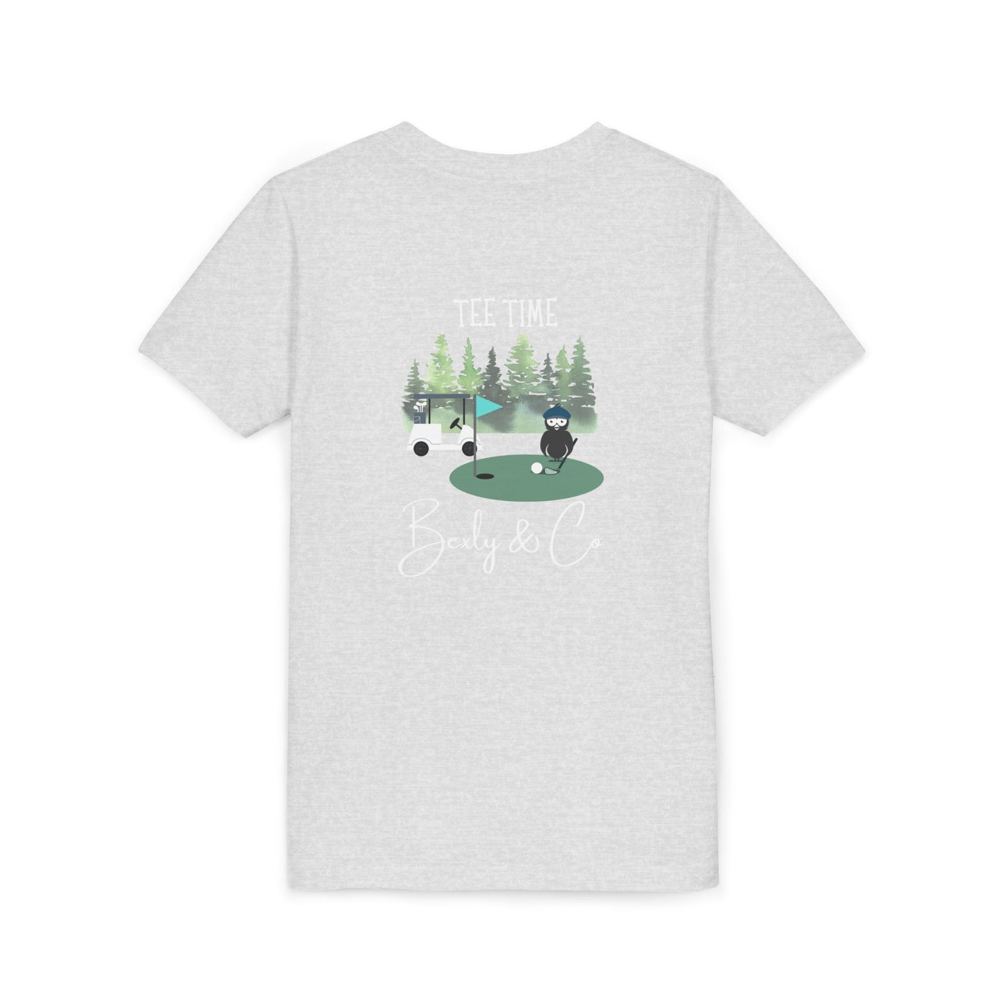 Youth Golf Cart Tee - Fun Short Sleeve T-Shirt for Kids