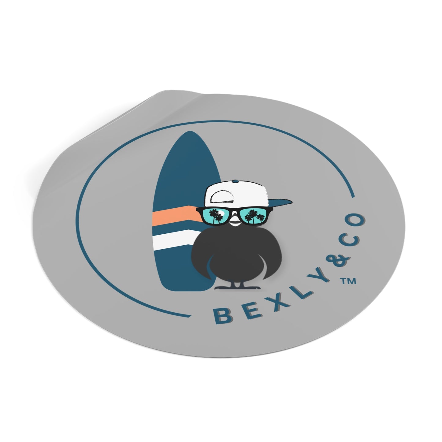 Cool Surfing Vinyl Stickers - Fun Beach Vibes for Any Occasion