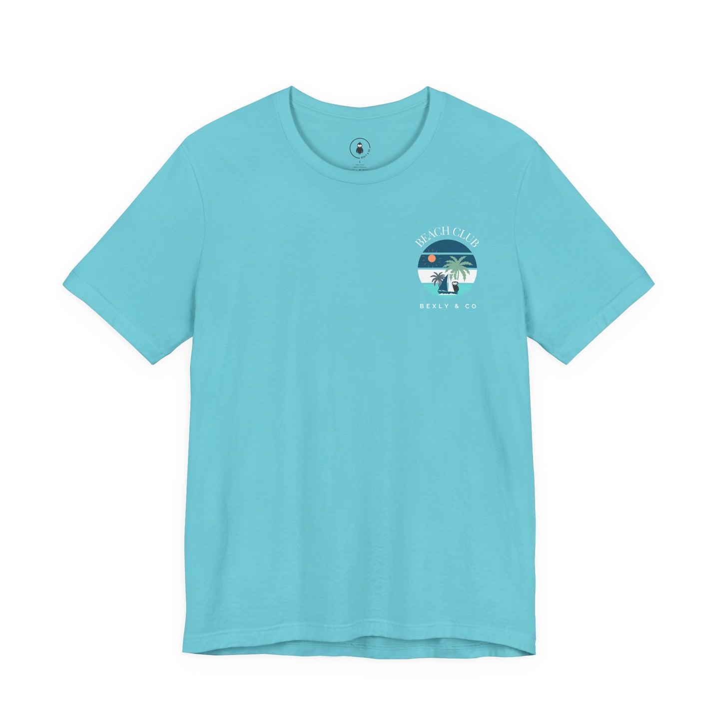 Beach Club Graphic Tee | Summer Vibe T-Shirt, Unisex Casual Wear, Perfect for Beach Days, Gift for Vacation Lovers, Palm Tree Design