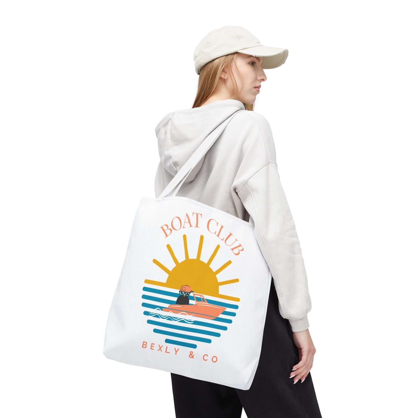 Boat Club Tote Bag - Summer Vibes & Fun Days on the Water