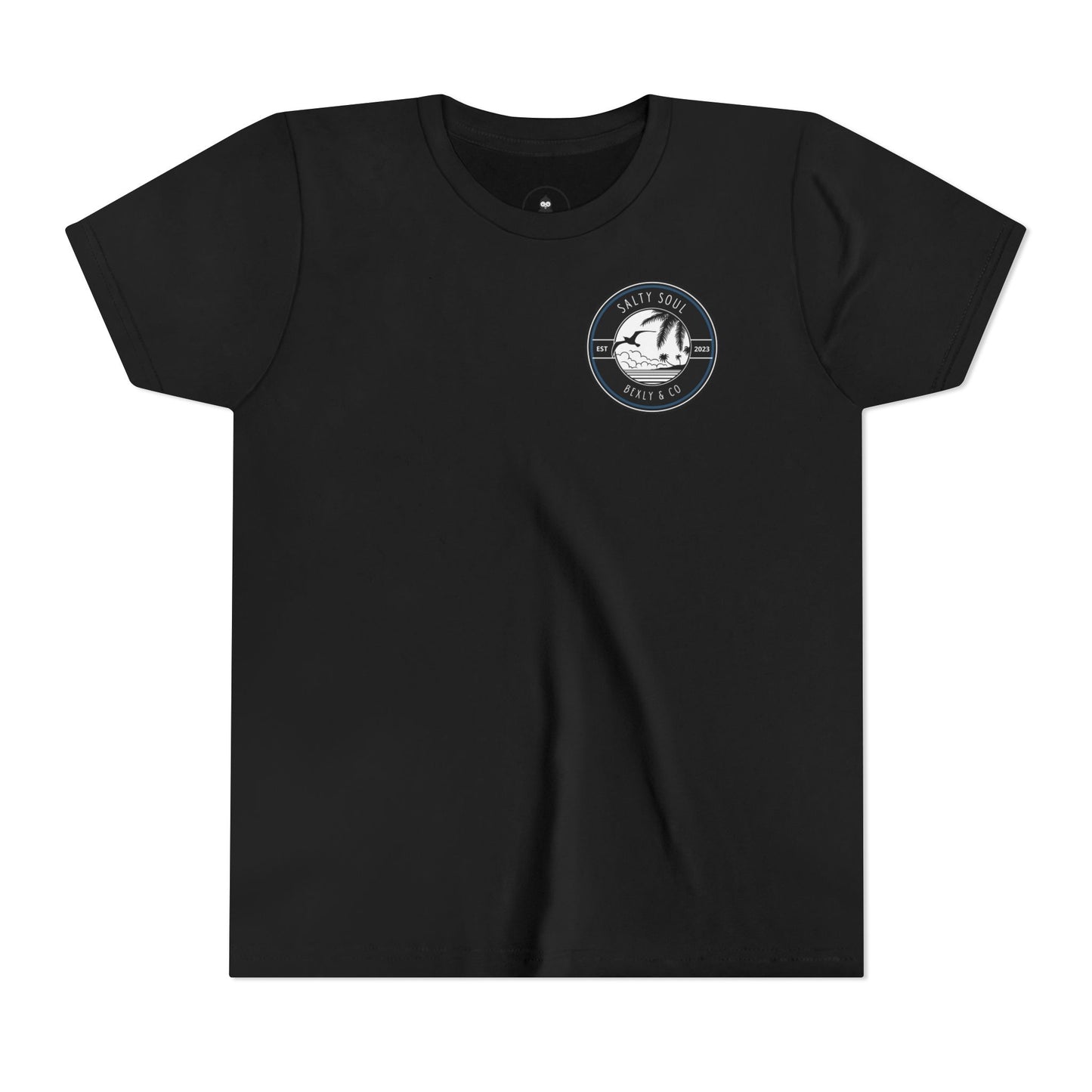 Salty Soul Youth Tee, Beach Vibes Shirt, Summer Fun Top, Kid's Vacation T-Shirt, Family Beach Day Outfit, Outdoor Adventure Wear