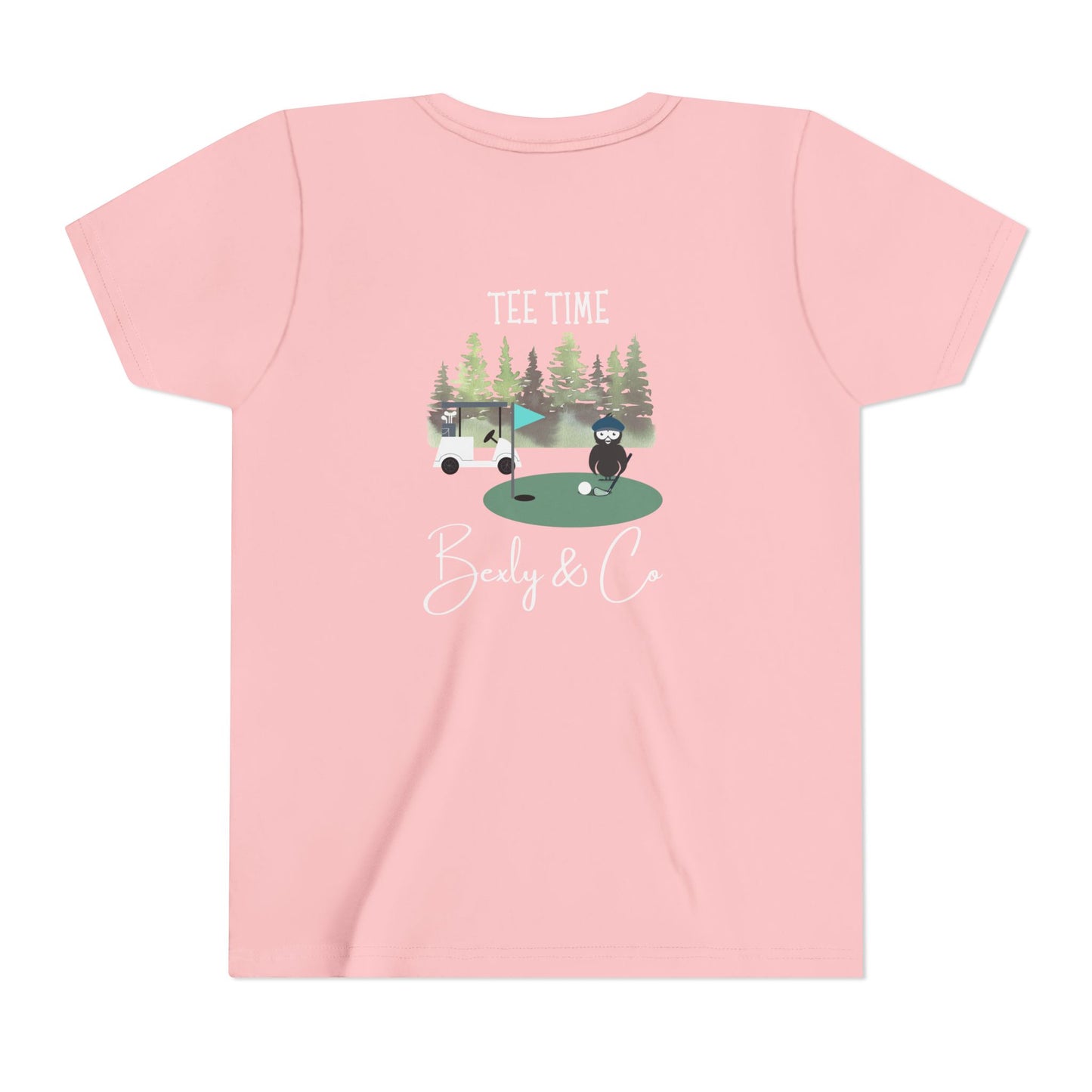Youth Golf Cart Tee - Fun Short Sleeve T-Shirt for Kids