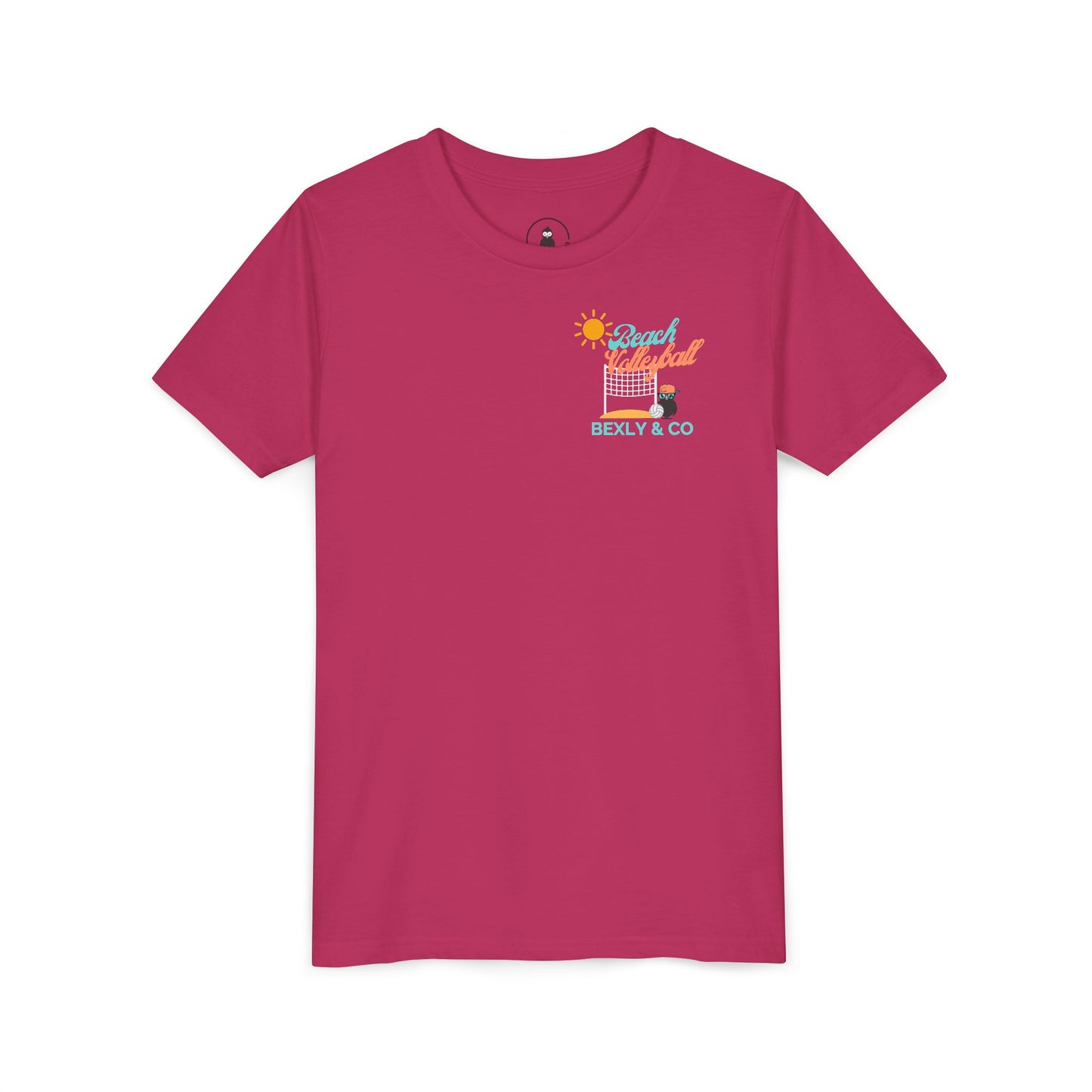 Youth Beach Volleyball Tee - Fun Summer Vibes for Kids