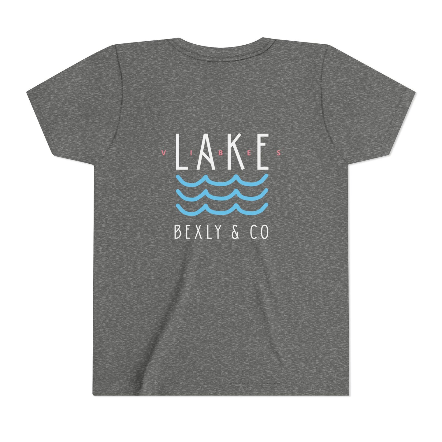 Chill Vibes Lake Vibes Youth Tee - Summer Fun Shirt, Casual Everyday Tee, Gift for Young Explorers