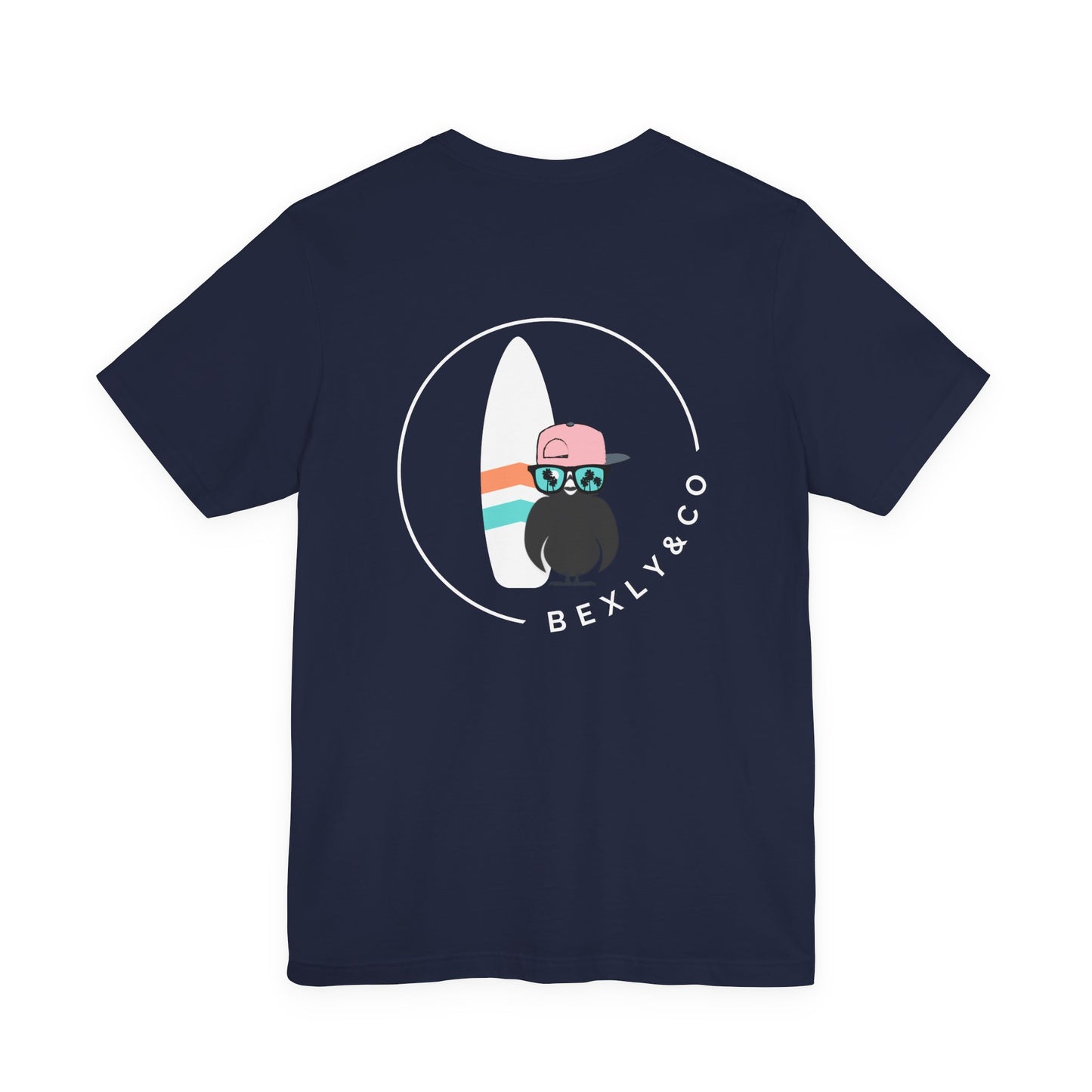 Unisex Stylish Tee- Surfer White Board