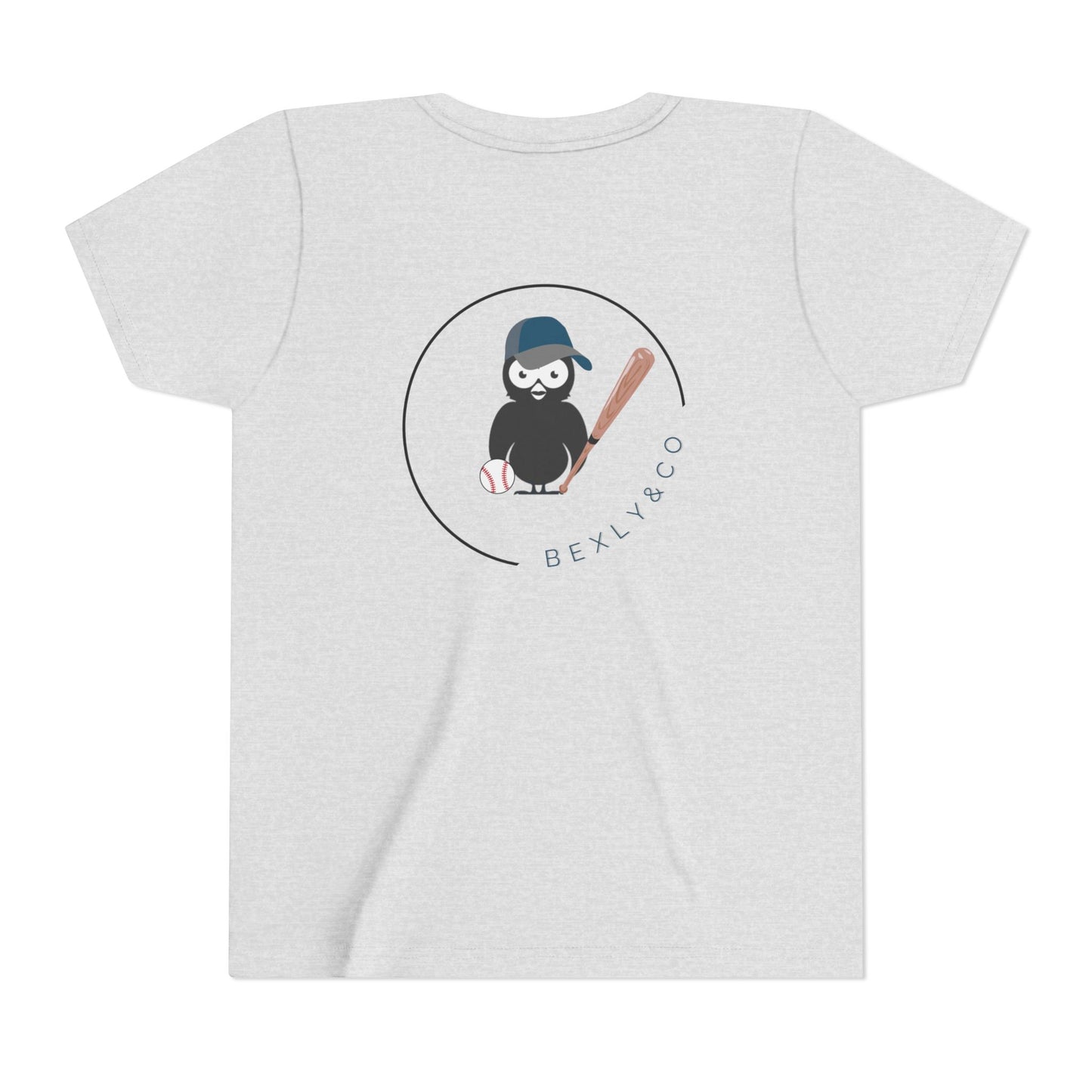 Baseball Youth Tee - Cute Kids Short Sleeve Shirt for Sports Fans