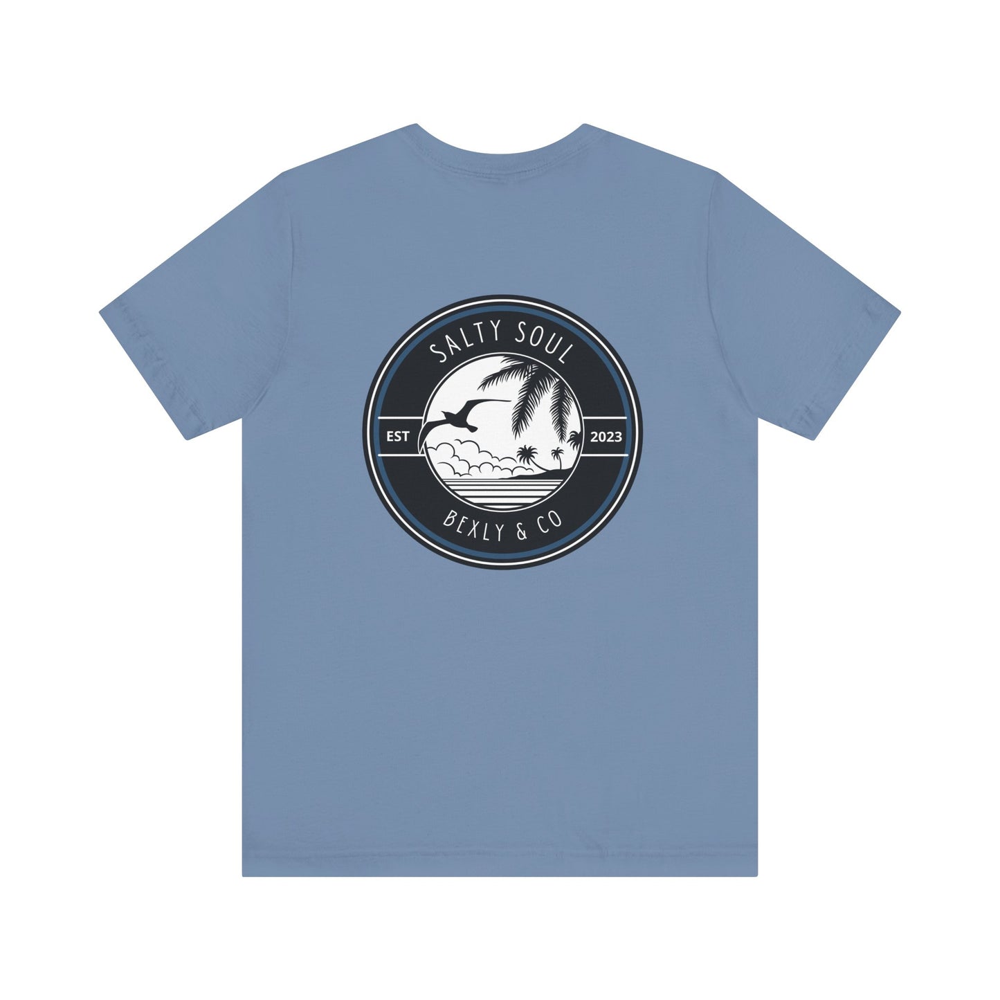 Salty Soul Unisex Tee - Beach Vibes, Summer Casual Wear, Great for Surfing, Gifts for Ocean Lovers, Relaxed Fit
