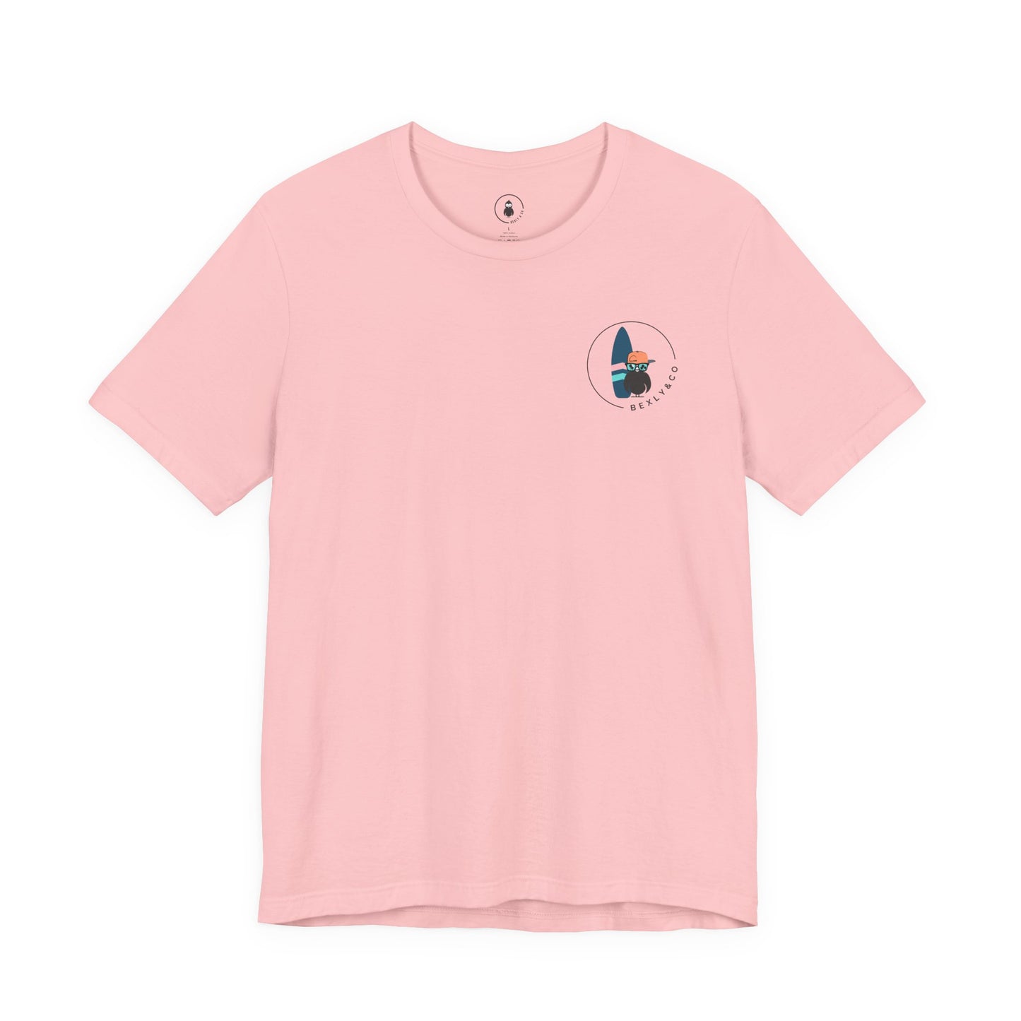 Unisex Stylish Tee- Surfer Blue Board