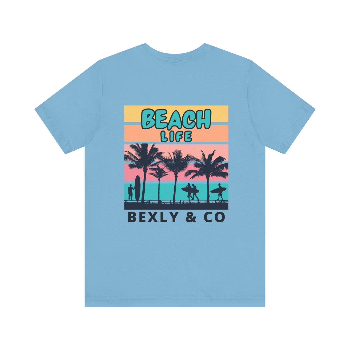 Beach Life Unisex Tee, Summer Vibes Shirt, Casual Beachwear, Gift for Beach Lovers, Vacation T-Shirt, Relaxed Fit Apparel