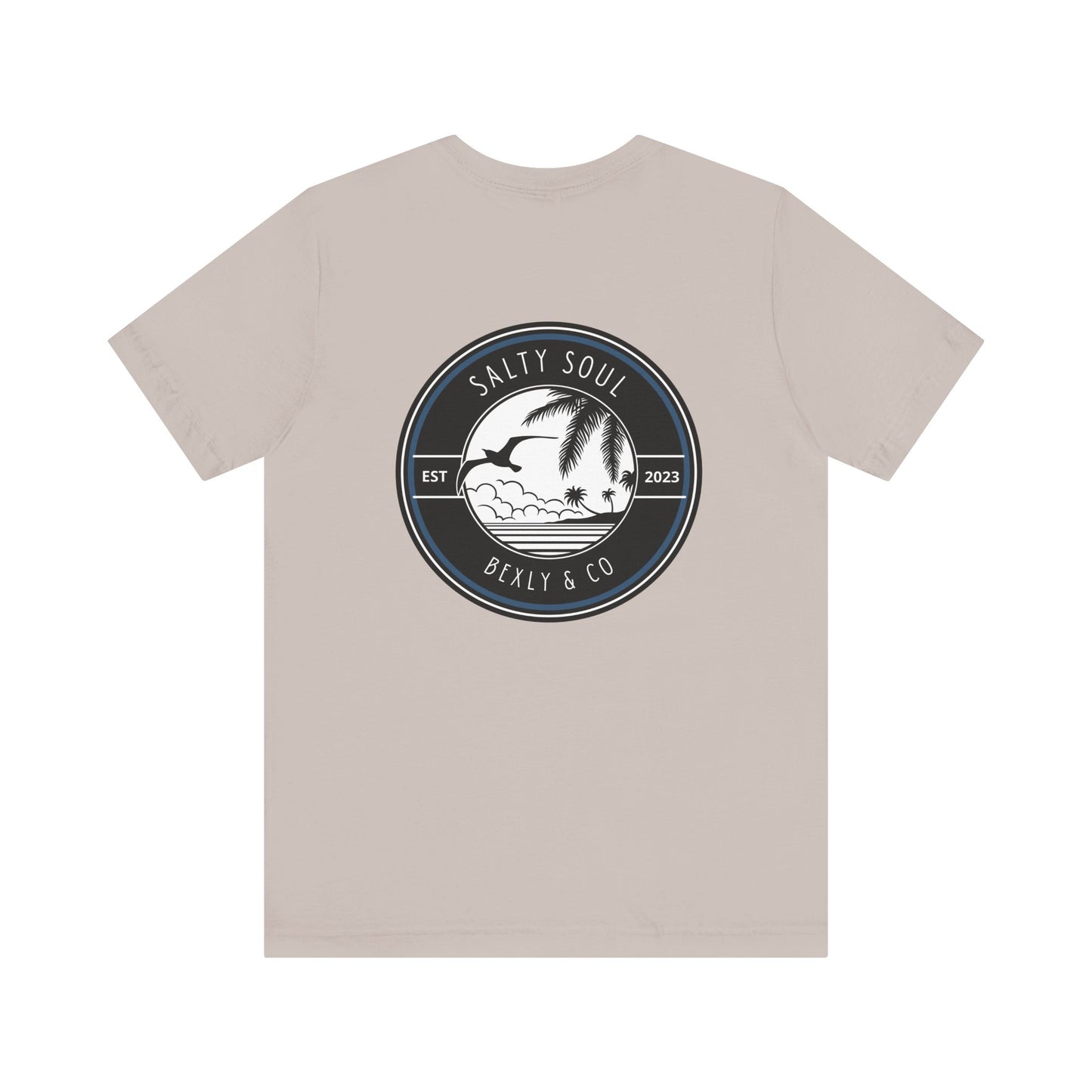Salty Soul Unisex Tee - Beach Vibes, Summer Casual Wear, Great for Surfing, Gifts for Ocean Lovers, Relaxed Fit