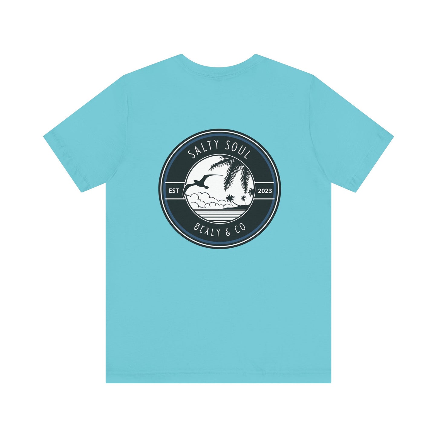 Salty Soul Unisex Tee - Beach Vibes, Summer Casual Wear, Great for Surfing, Gifts for Ocean Lovers, Relaxed Fit