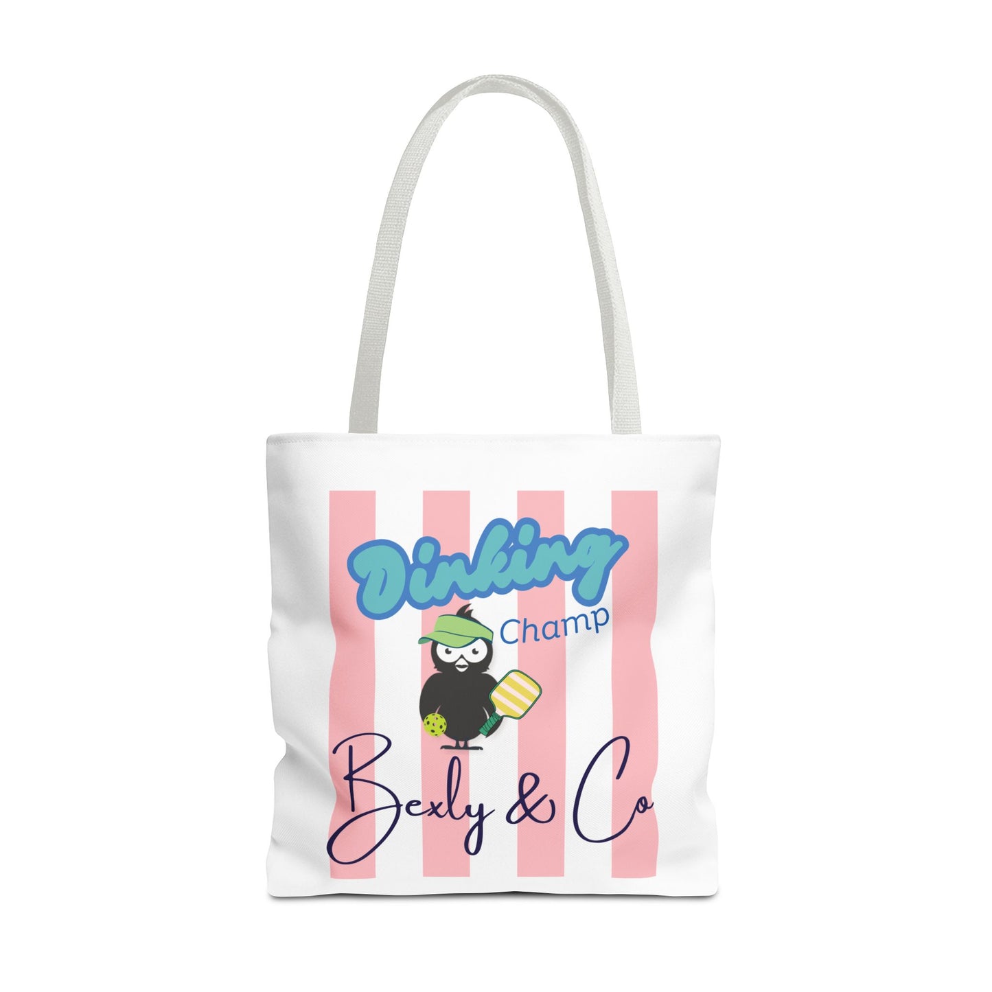 Fun Dinking Champ Tote Bag for Sports Lovers