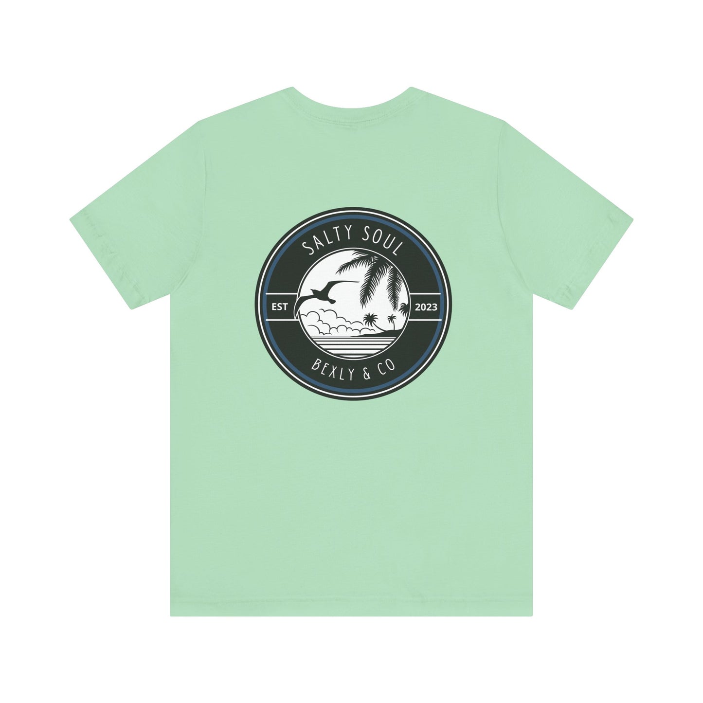 Salty Soul Unisex Tee - Beach Vibes, Summer Casual Wear, Great for Surfing, Gifts for Ocean Lovers, Relaxed Fit