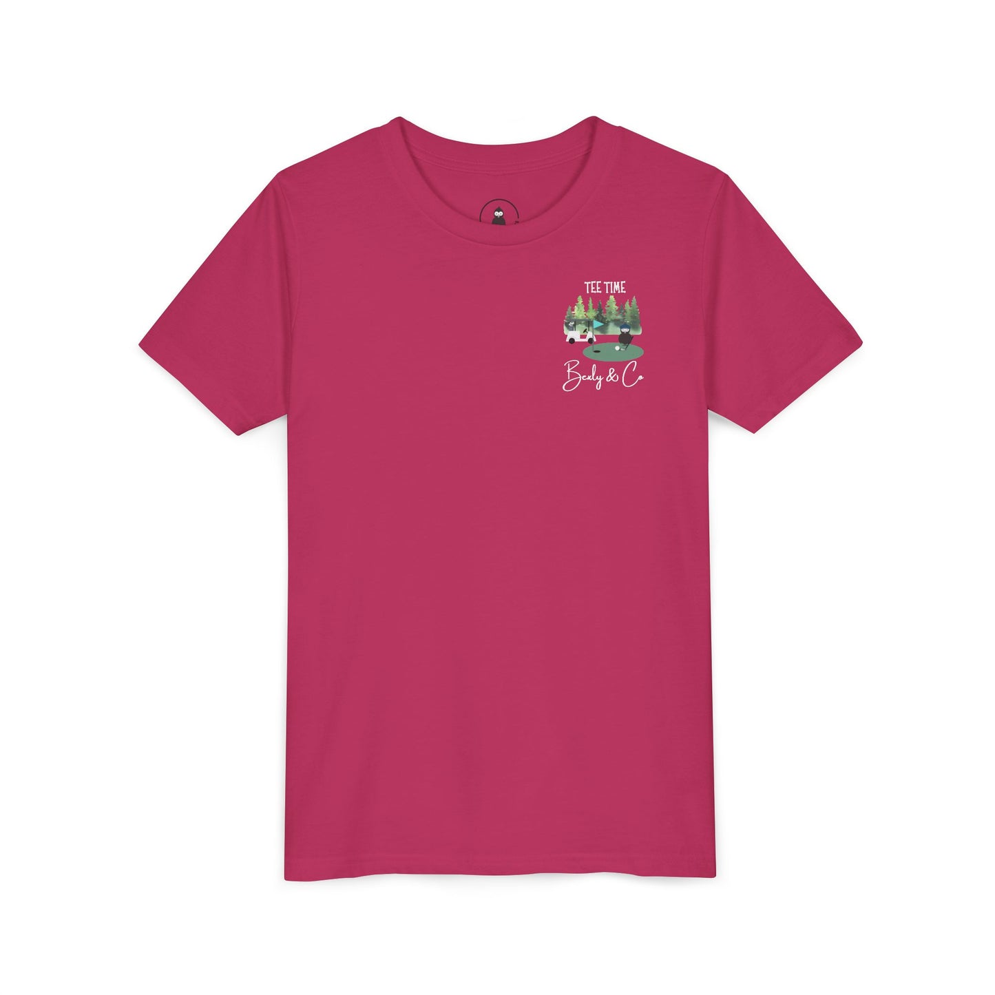 Youth Golf Cart Tee - Fun Short Sleeve T-Shirt for Kids